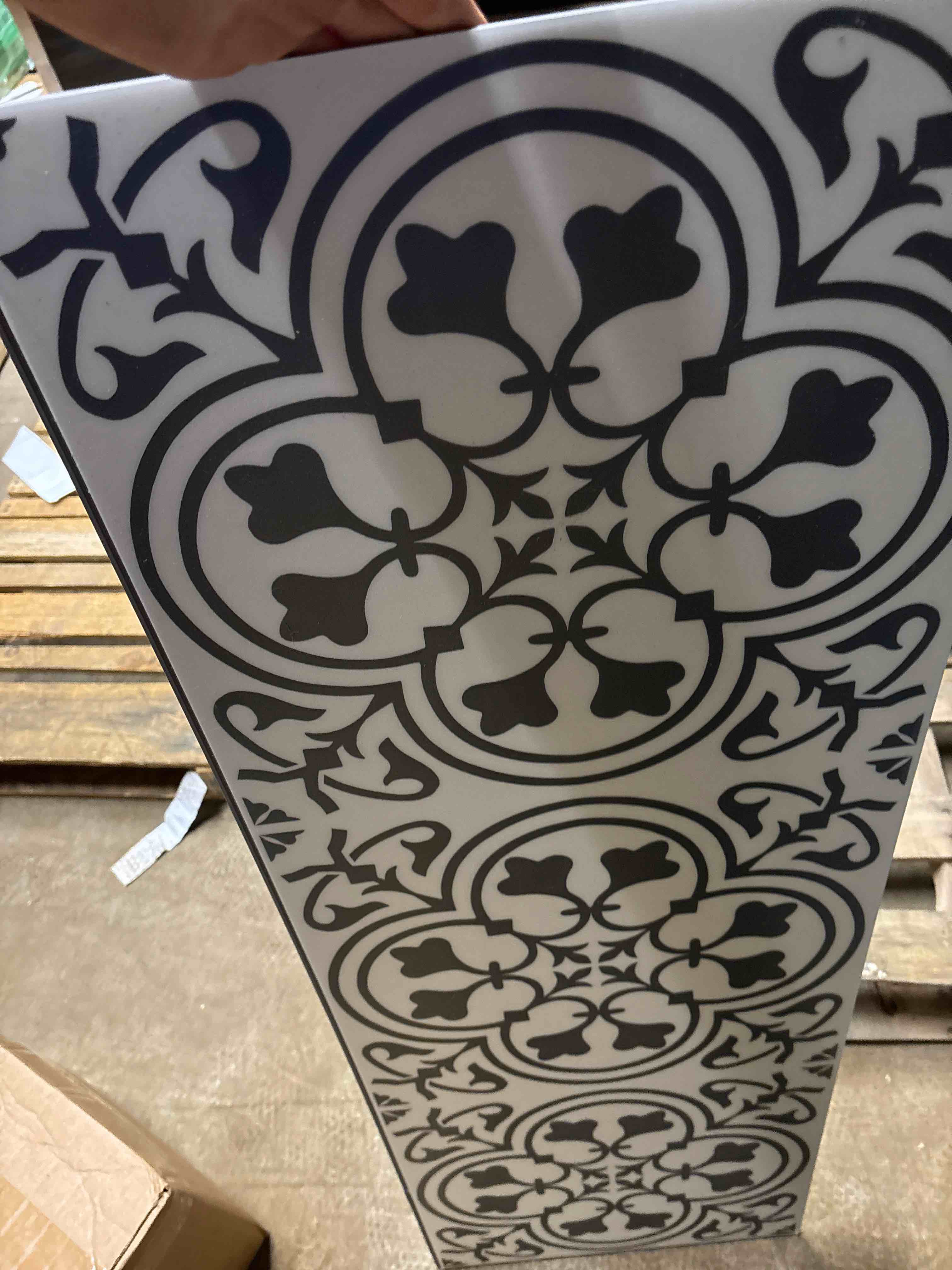 Adura max luxury vinyl plank 16” x 48”. Four piece box.