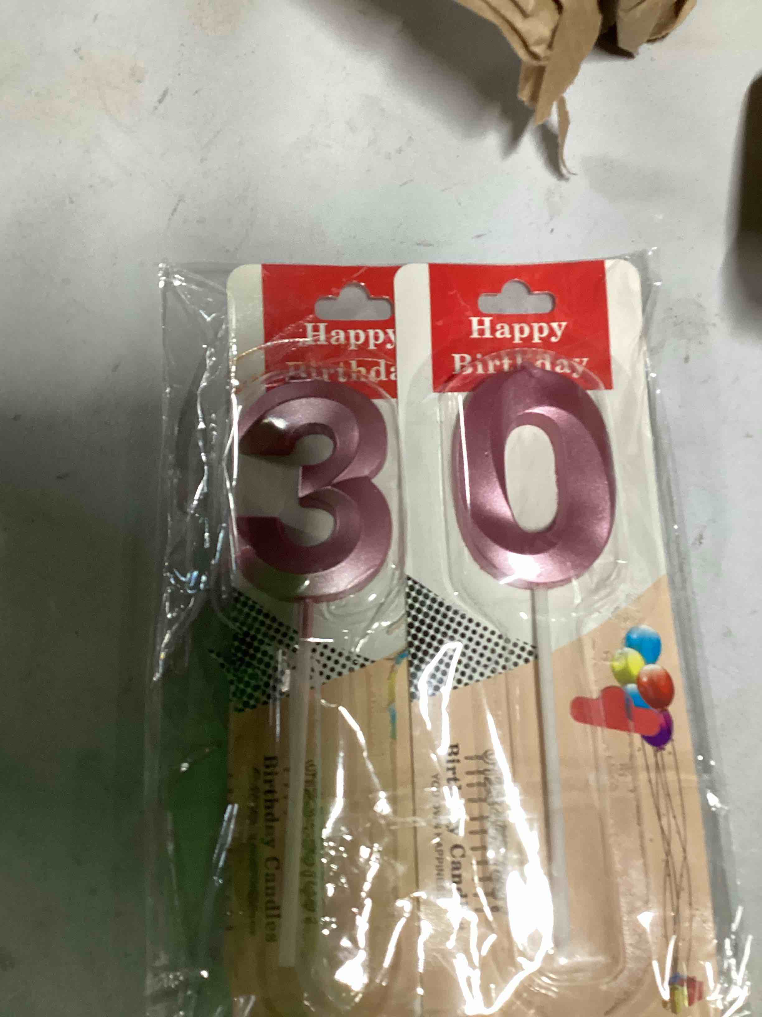 30th Birthday Candles