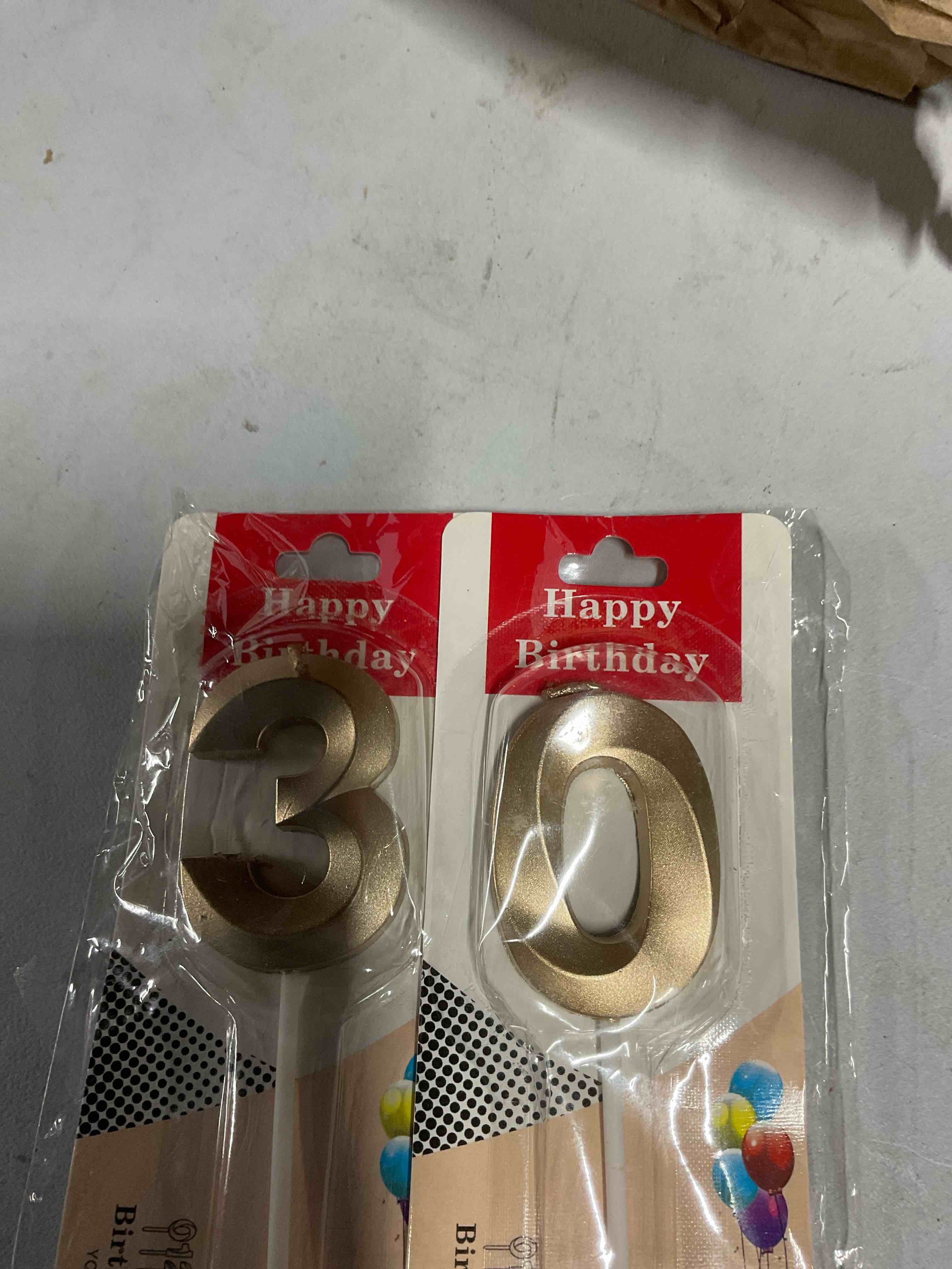 30th Birthday Candles