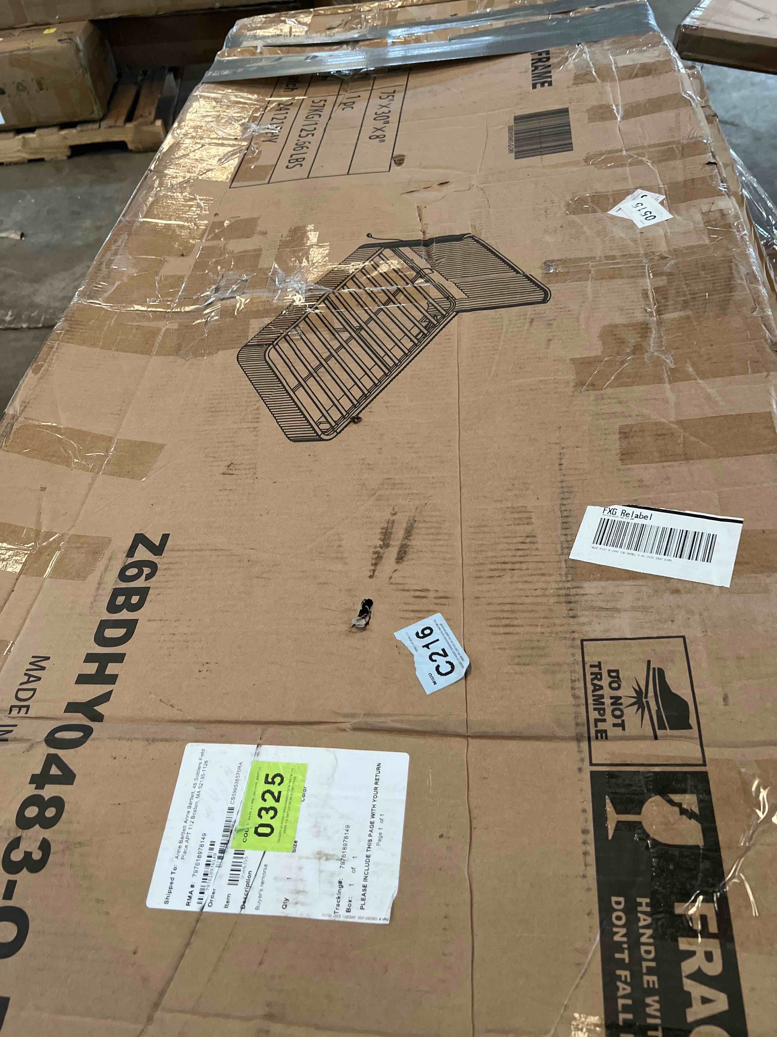 Farmhouse Platform Bed with Storage Footboard