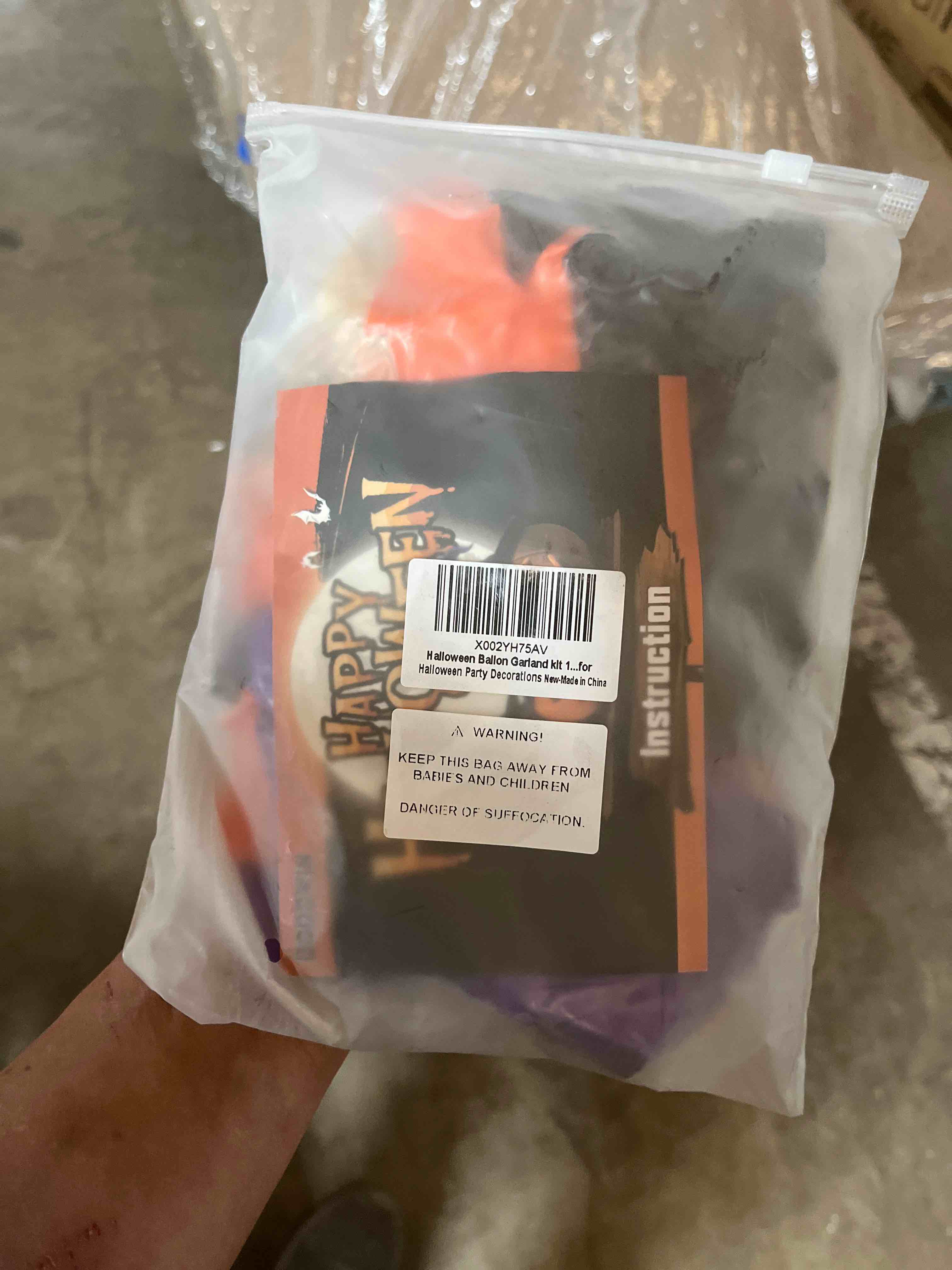 Halloween Ballon Garland Kit