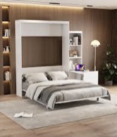 White Queen Murphy Bed