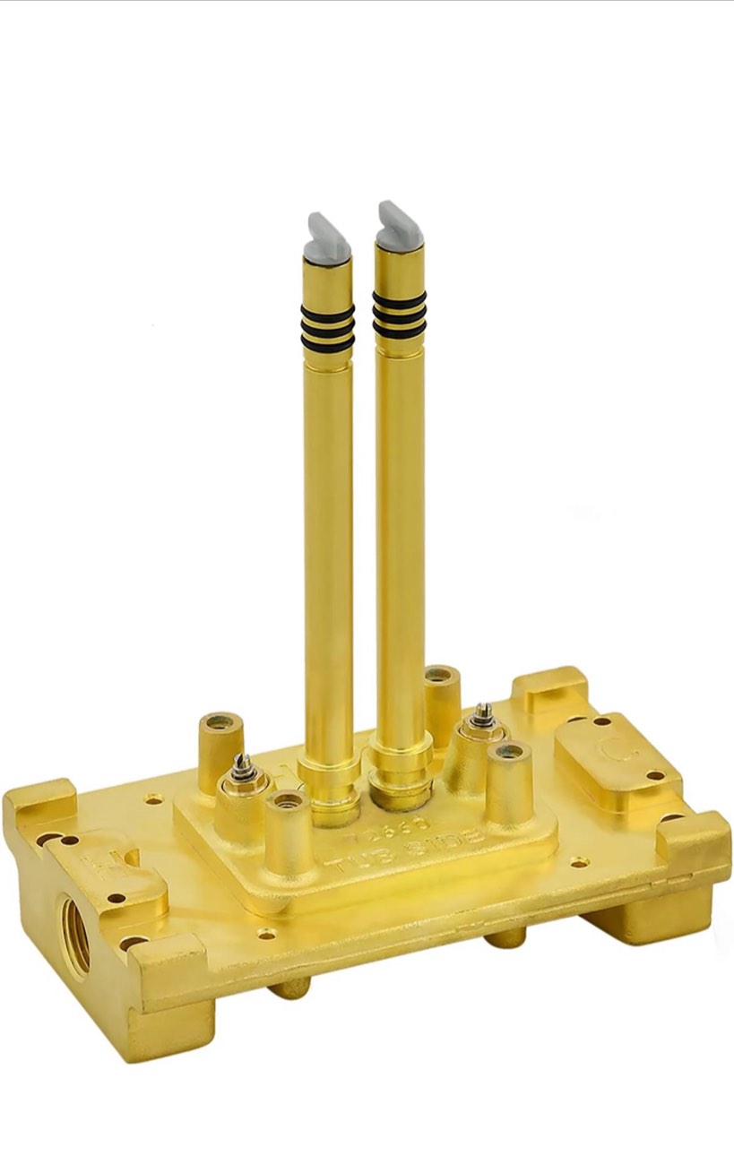 Delta Faucet Floor-Mount Freestanding Tub Filler Rough-In Valve for Delta Freestanding Tub Fillers R4700-FLWS (with Screwdriver Stops), Chrome, 0.5