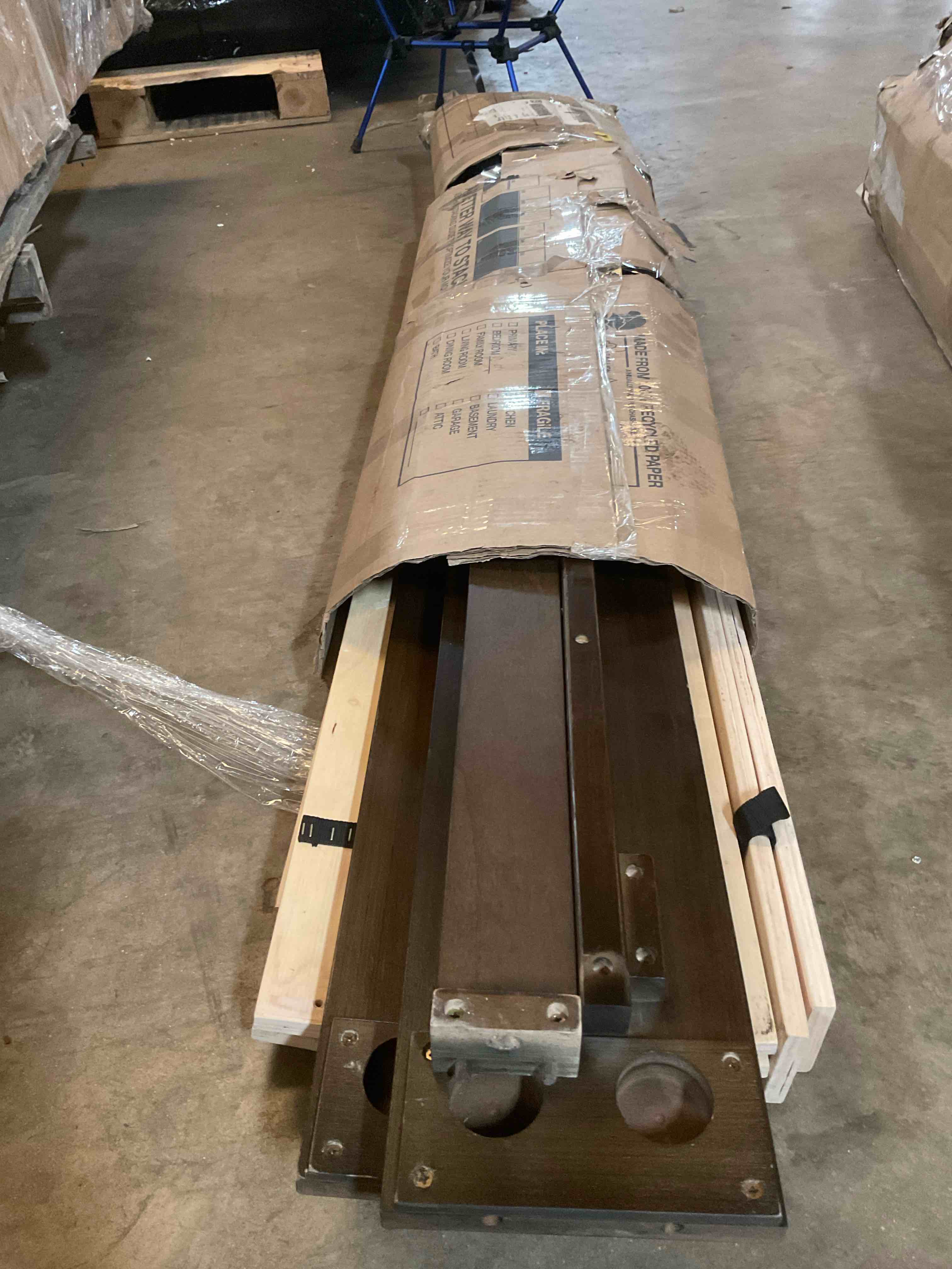 Condition photo showing Good Condition for Wood Bed Frame with Slats