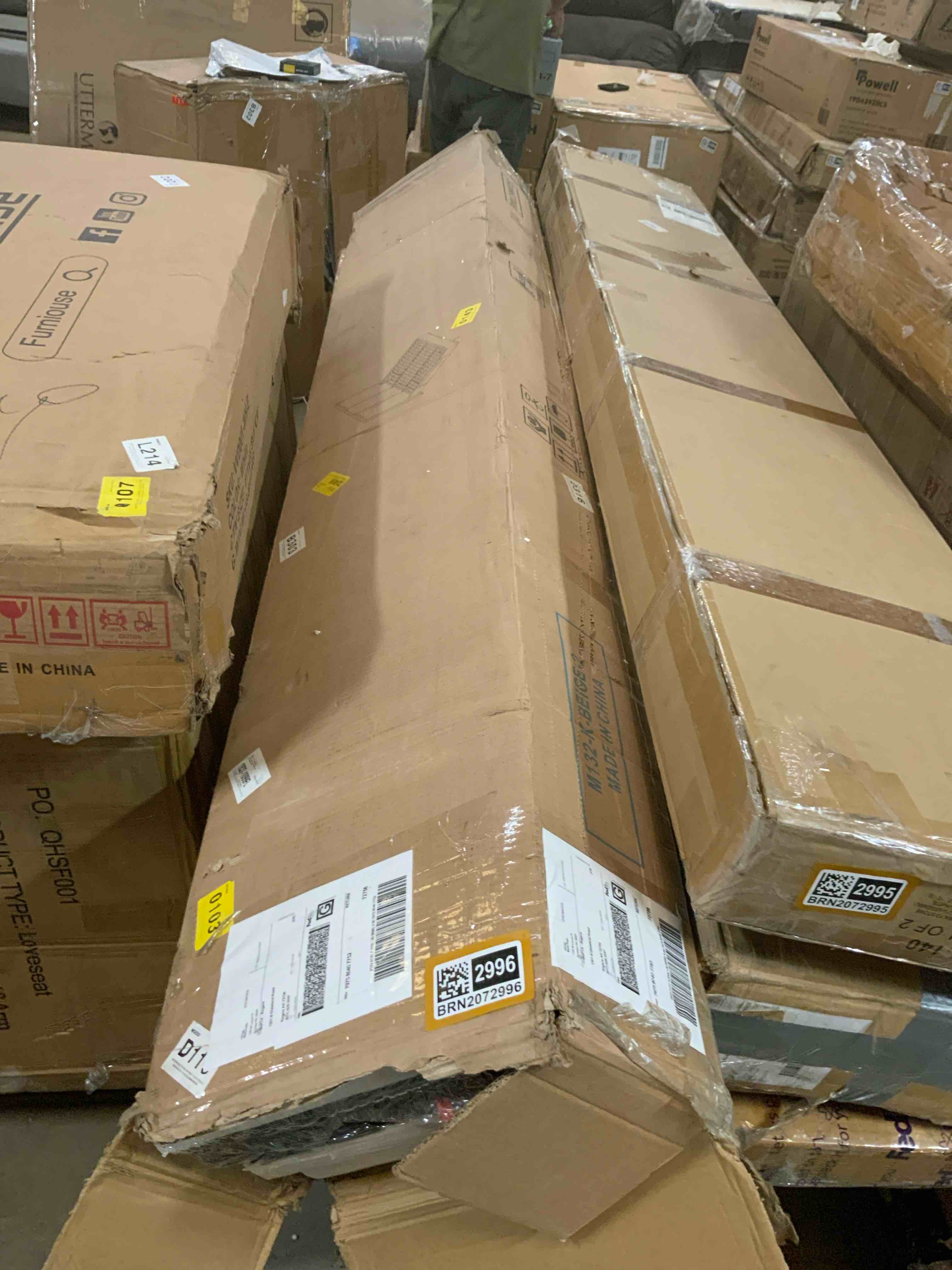 Morghen Upholstered Platform Bed With Extra High Headboard And 2 Extra Large Capacity Drawers