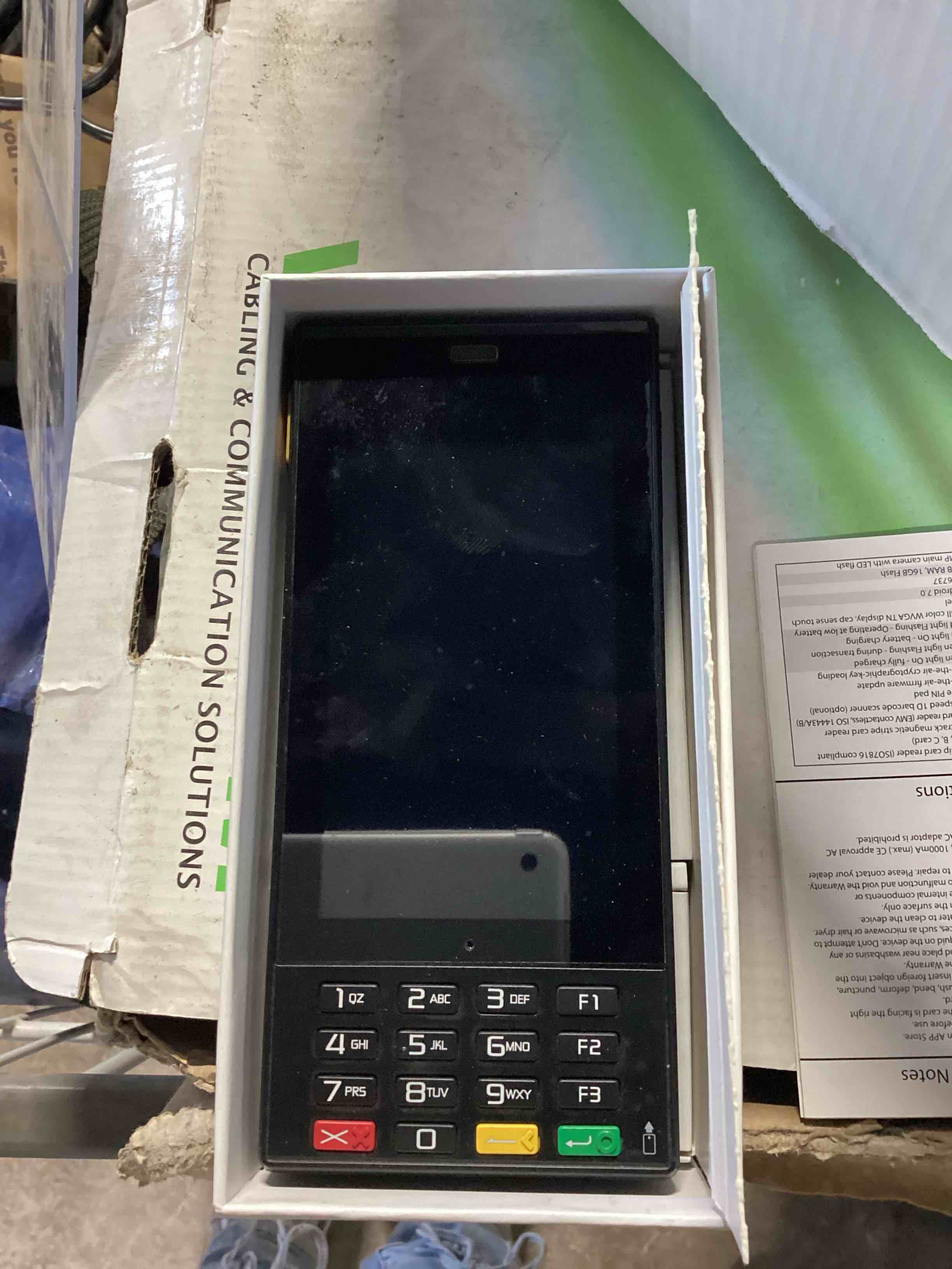 Condition photo showing Good Condition for bbpos wisepos 4g. android based mpos device