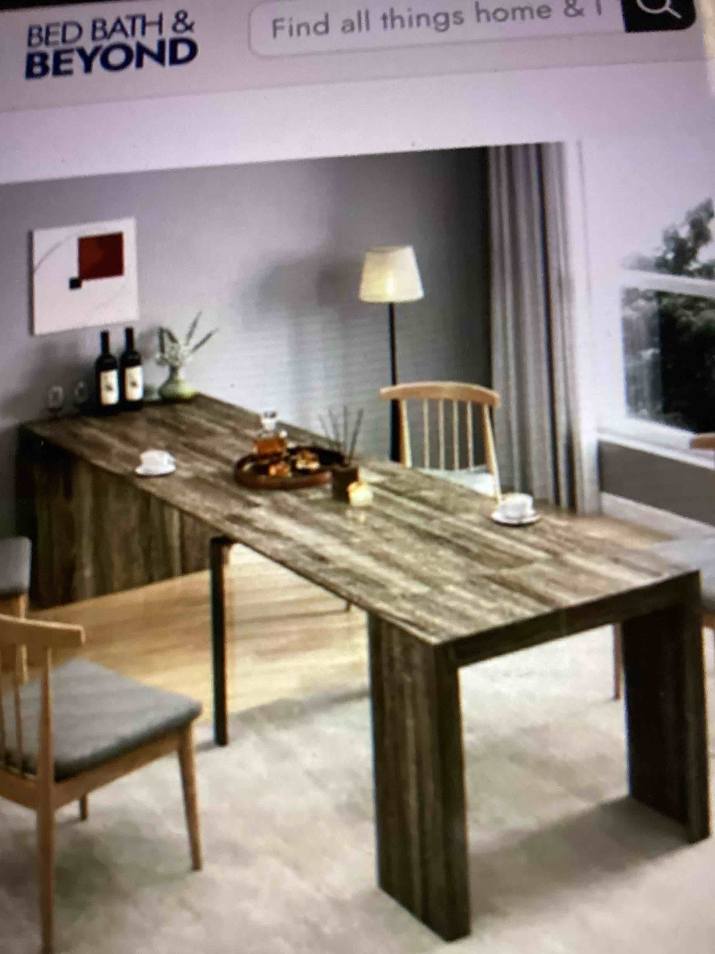 modern multifunctional extendable dining table with outlet