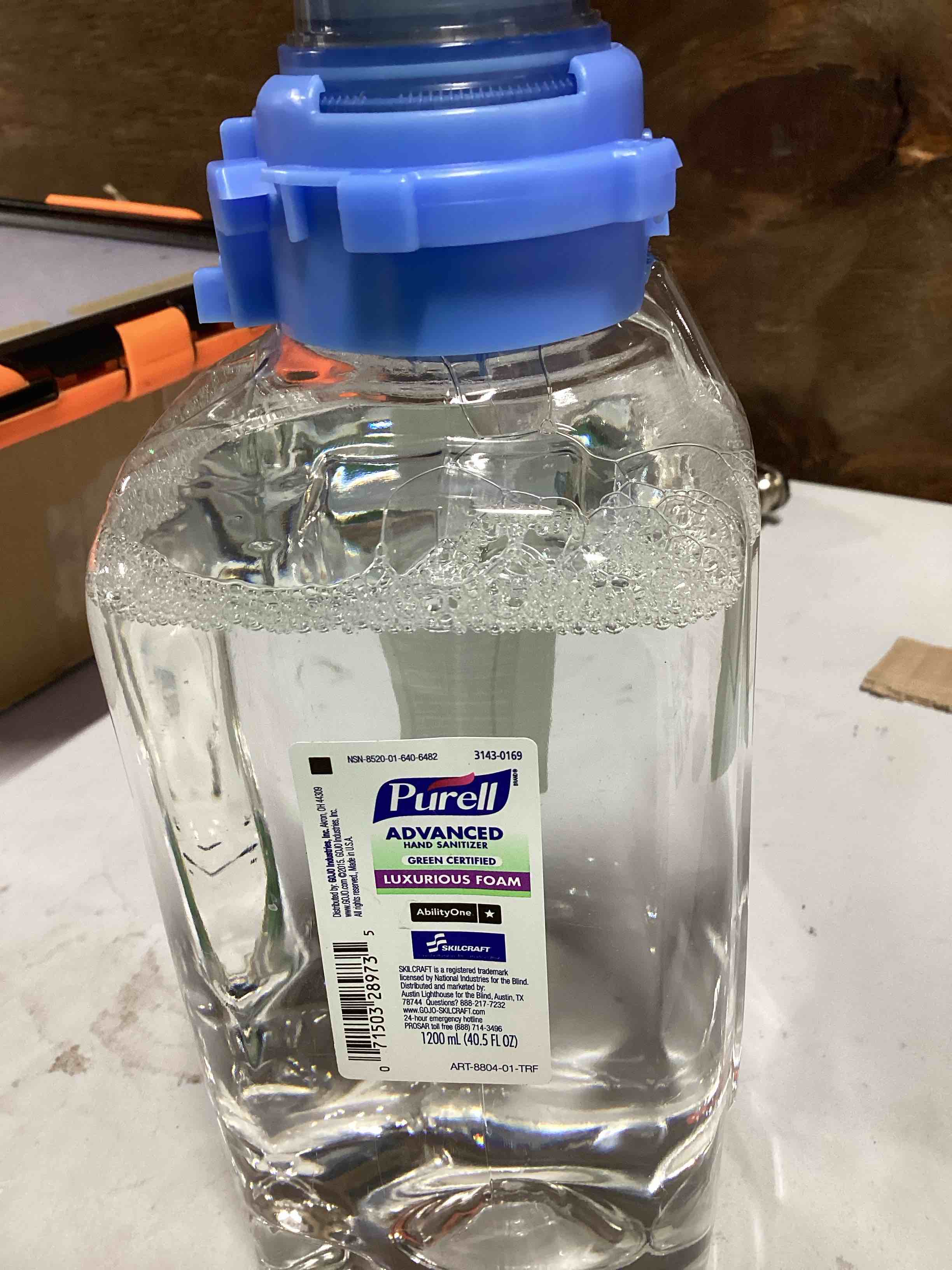 Hand sanitizer foam