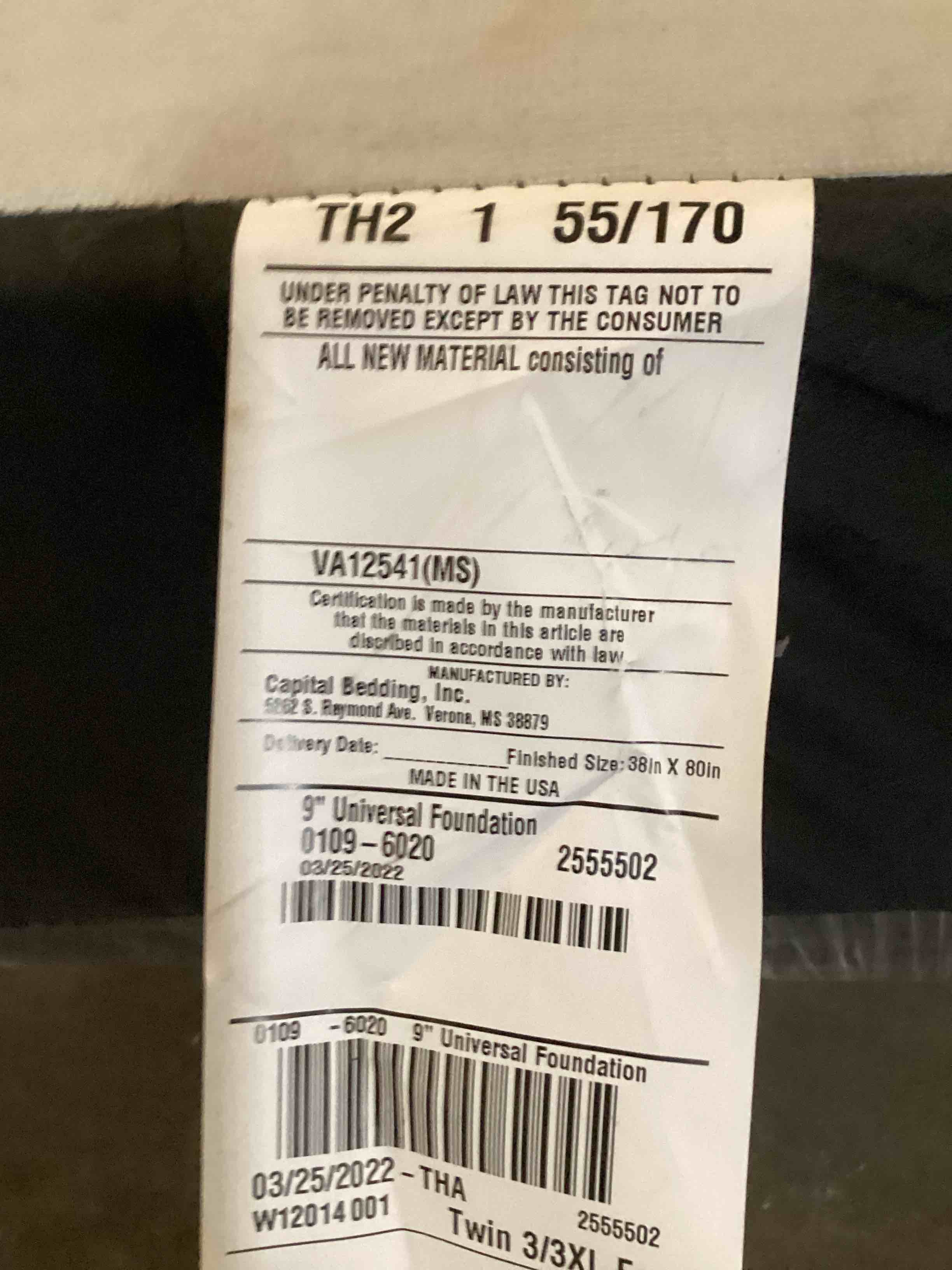 twin xl foundation 