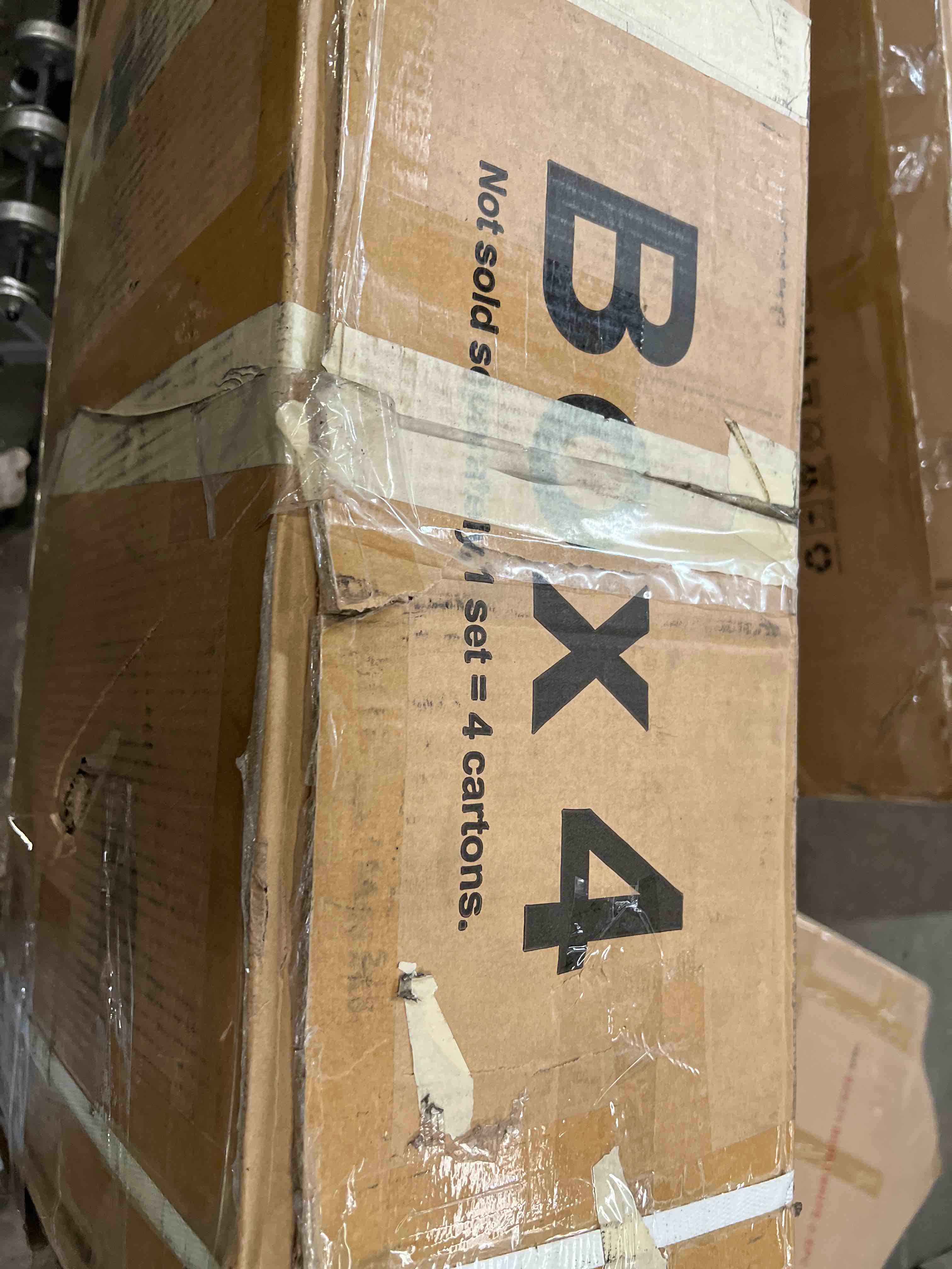 Condition photo showing Good Condition for Box 4 Only, Solid Wood Outdoor Hard Top Patio Gazebo With Mosquito Netting