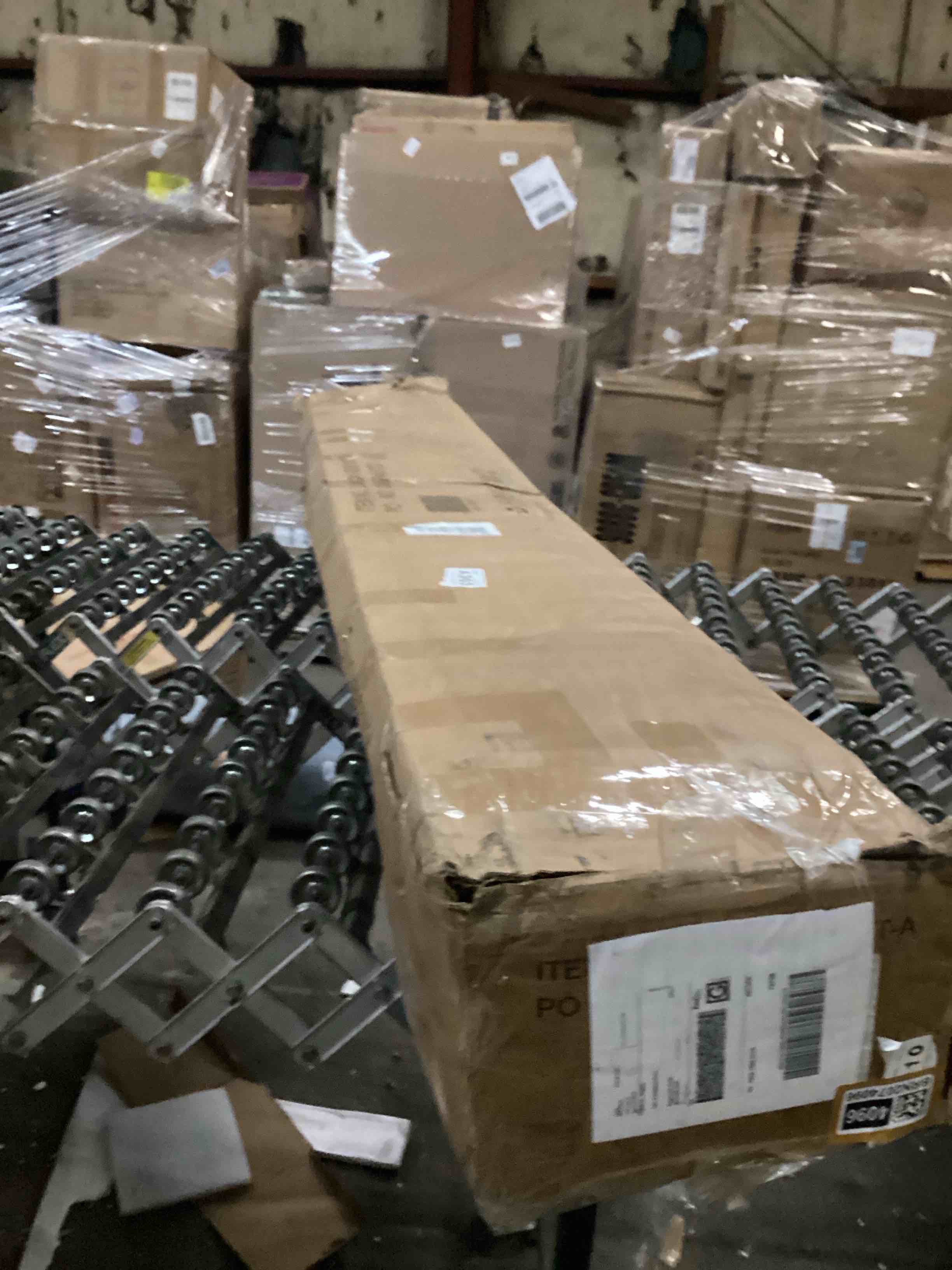 farmhouse king bed frame with headboard and power outlets,  wood platform bed with storage, 4 drawers ,led light, no box spring needed