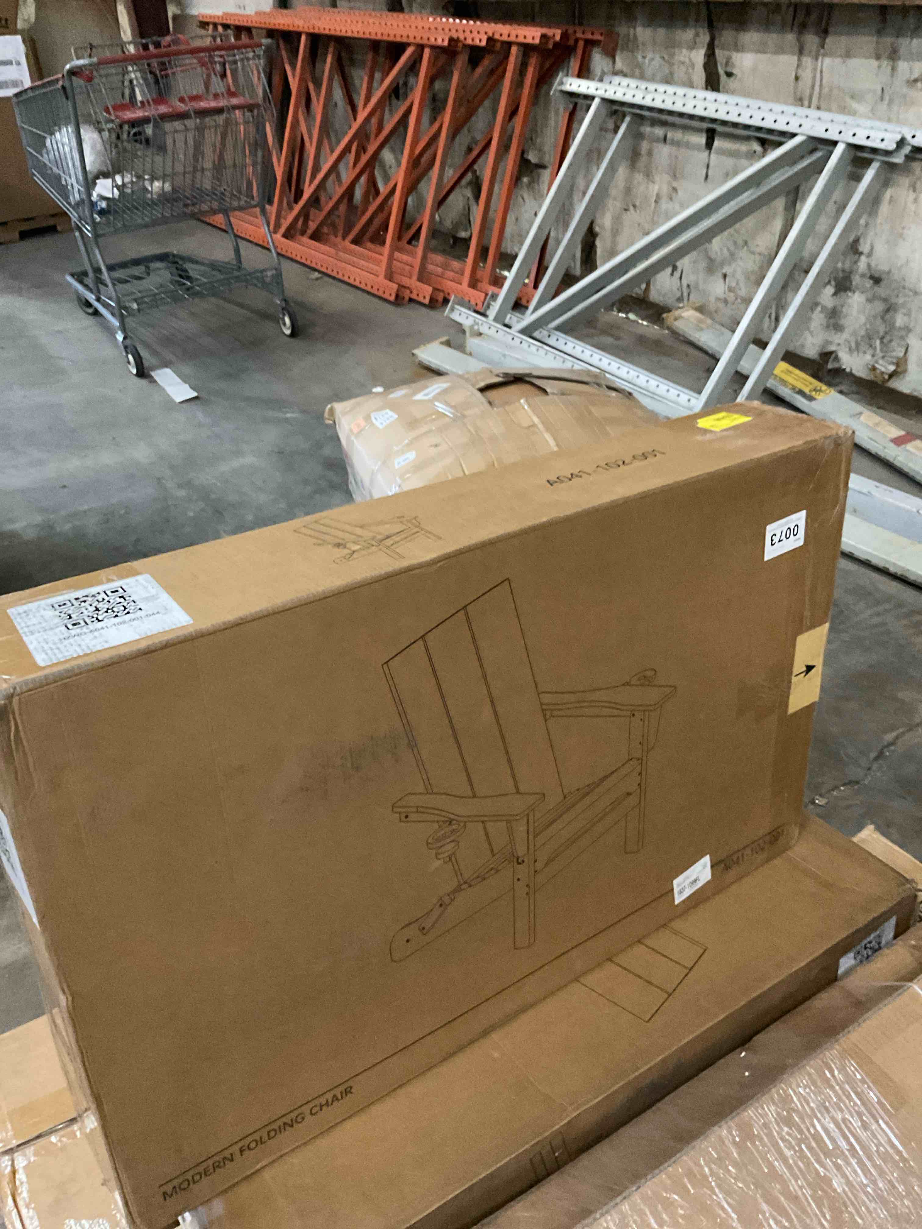 wolak high density polyethylene folding adirondack chair with double cup holder