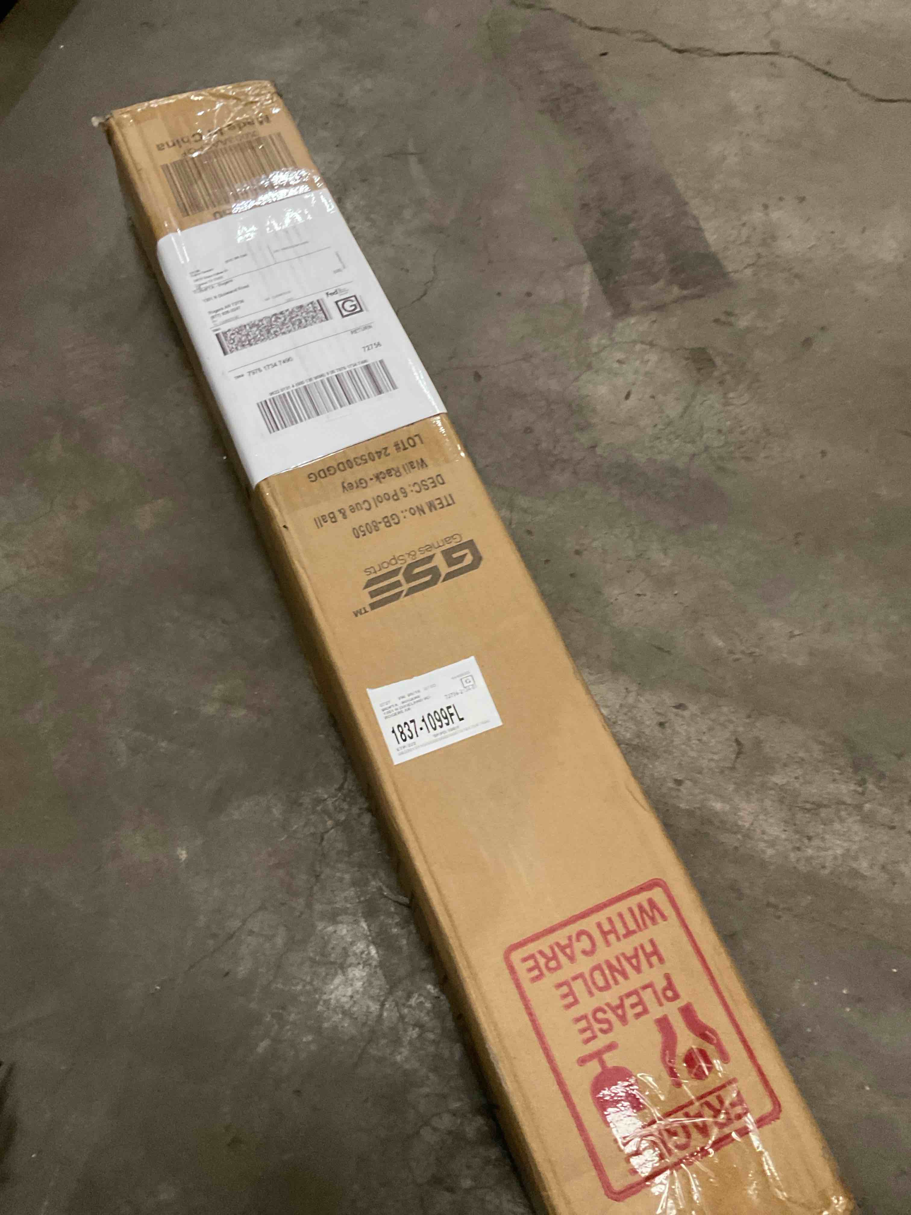 Condition photo showing Good Condition for GSE Solid Wood 6 Pool Cue Rack, Billiard Pool Cue Stick Wall Mount Rack Only, Hanging Mounting Rack