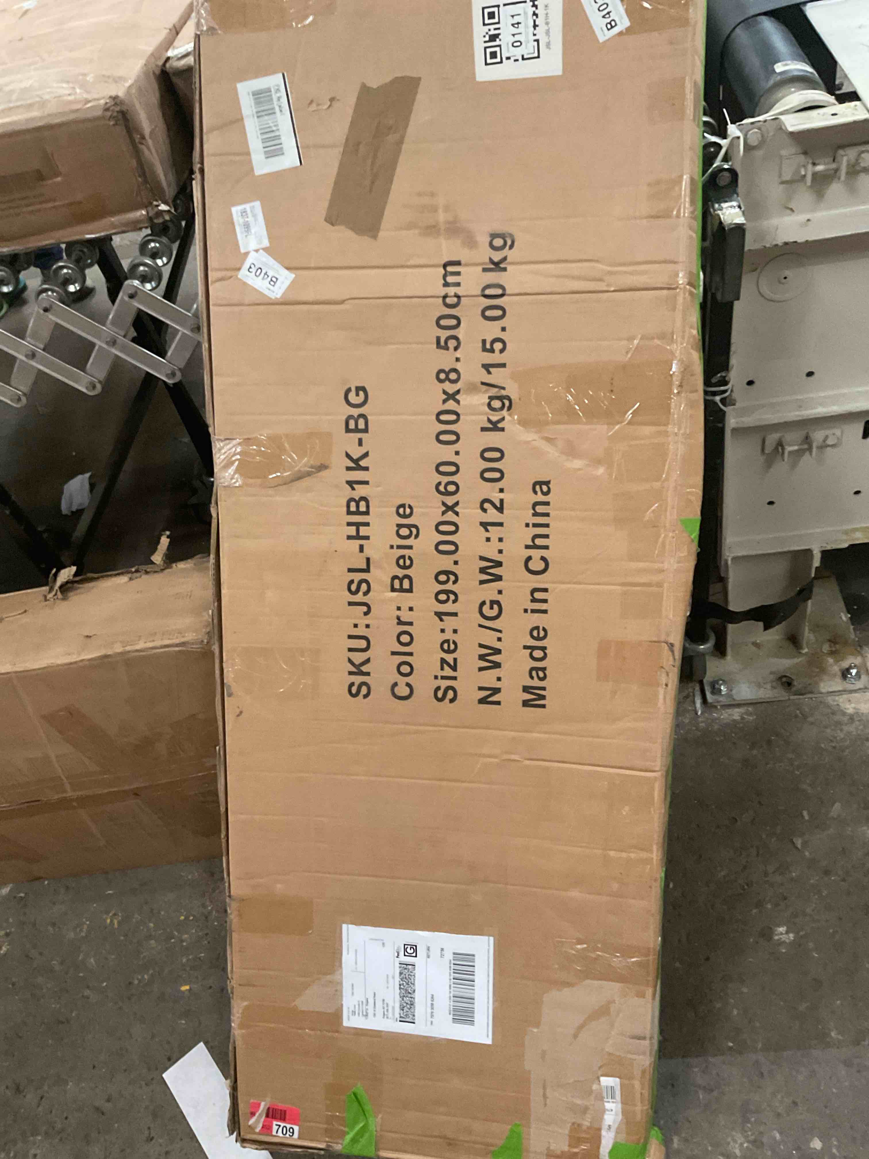 Linen Upholstered Headboard-Modern-Adjustable Height-Button Tufting