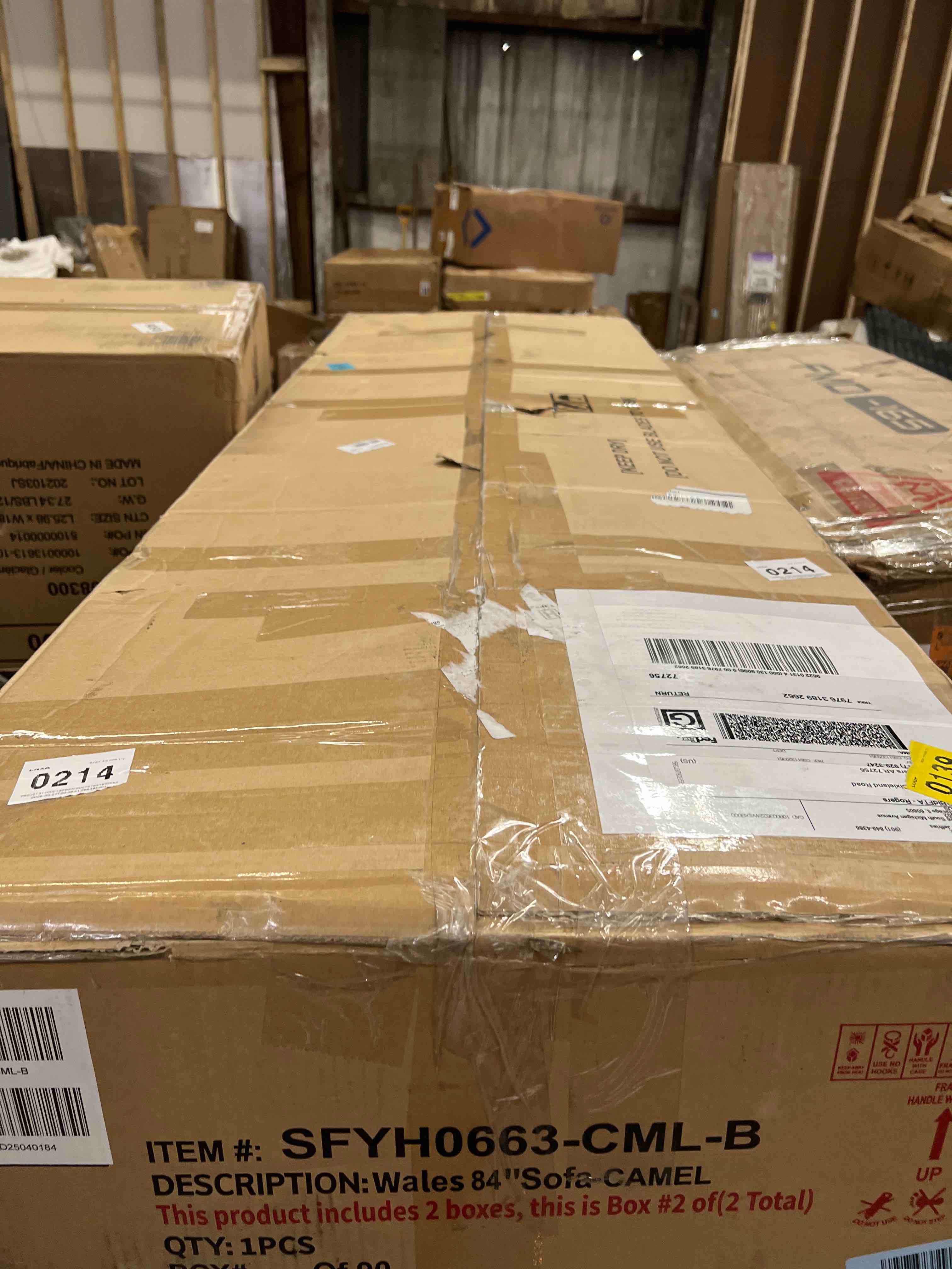 sfyh0663-cml-a carton 1 of 2