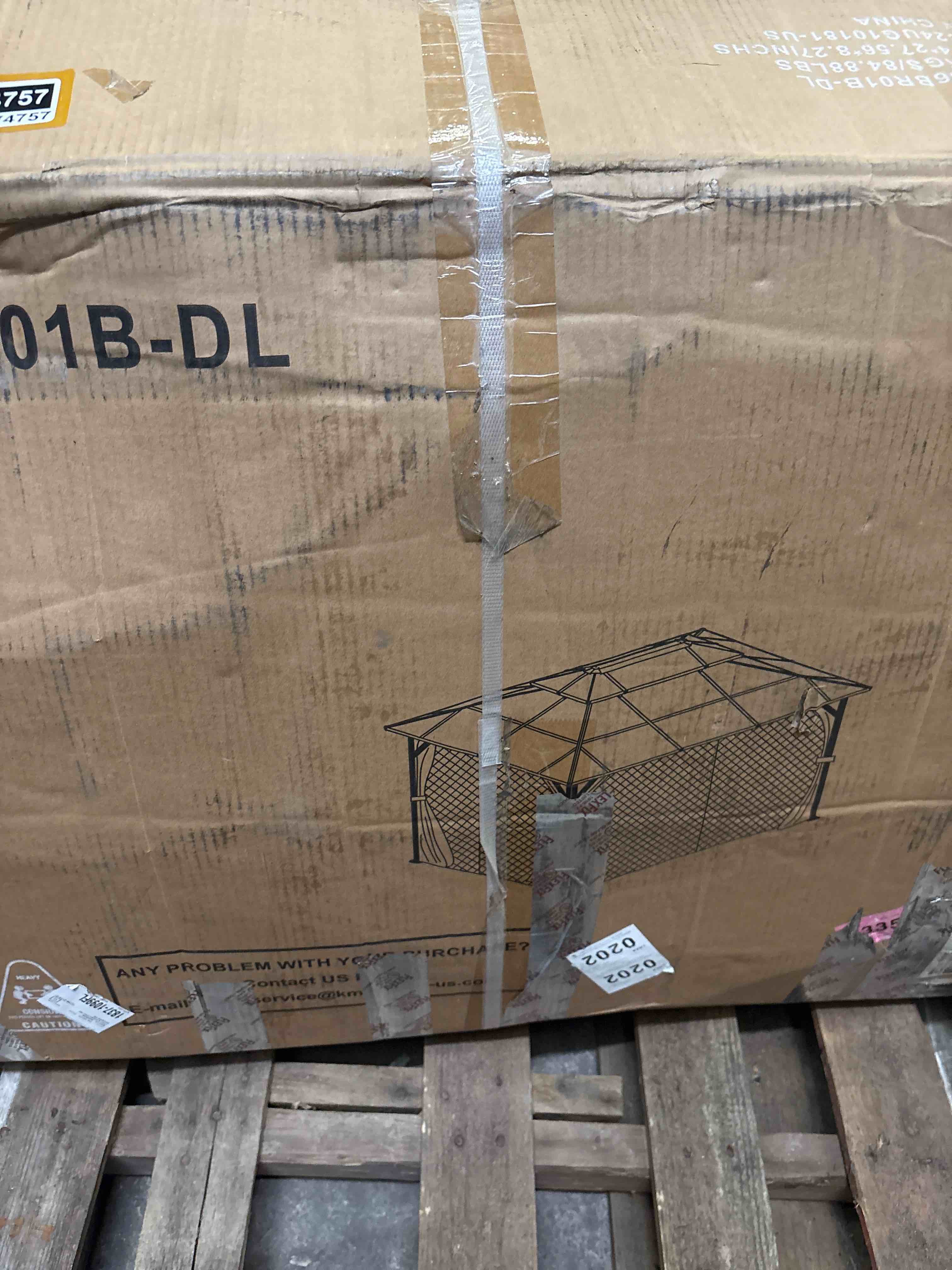 Roof Panels, Partial Frame, Screw Package And Anti-Mosquito Net