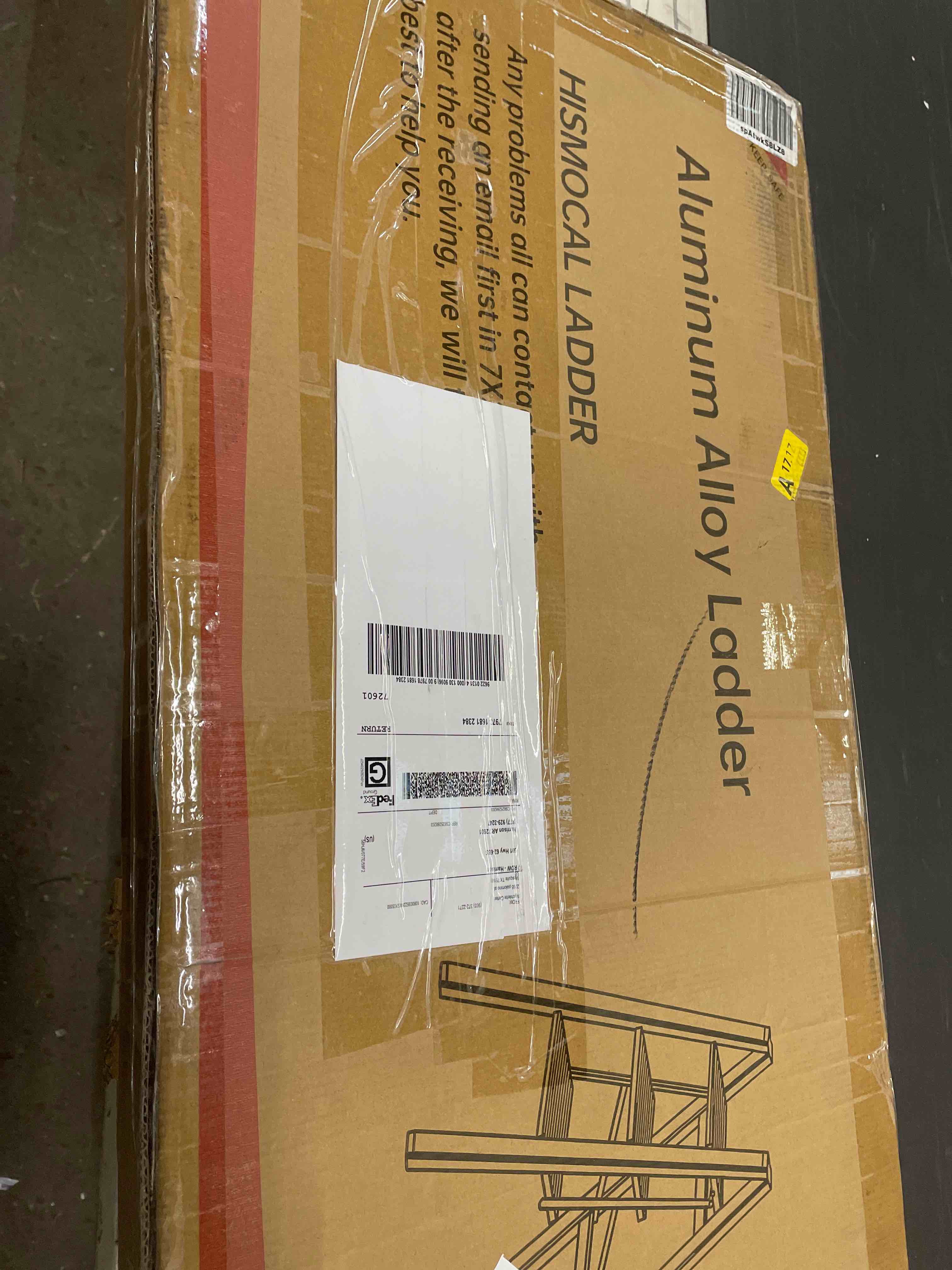 Condition photo showing Good Condition for Foldable 3 Step Aluminium Gold Step Ladder Stools For Closet/Kitchen- 17.7"LÃ—25.6"WÃ—32.3"H