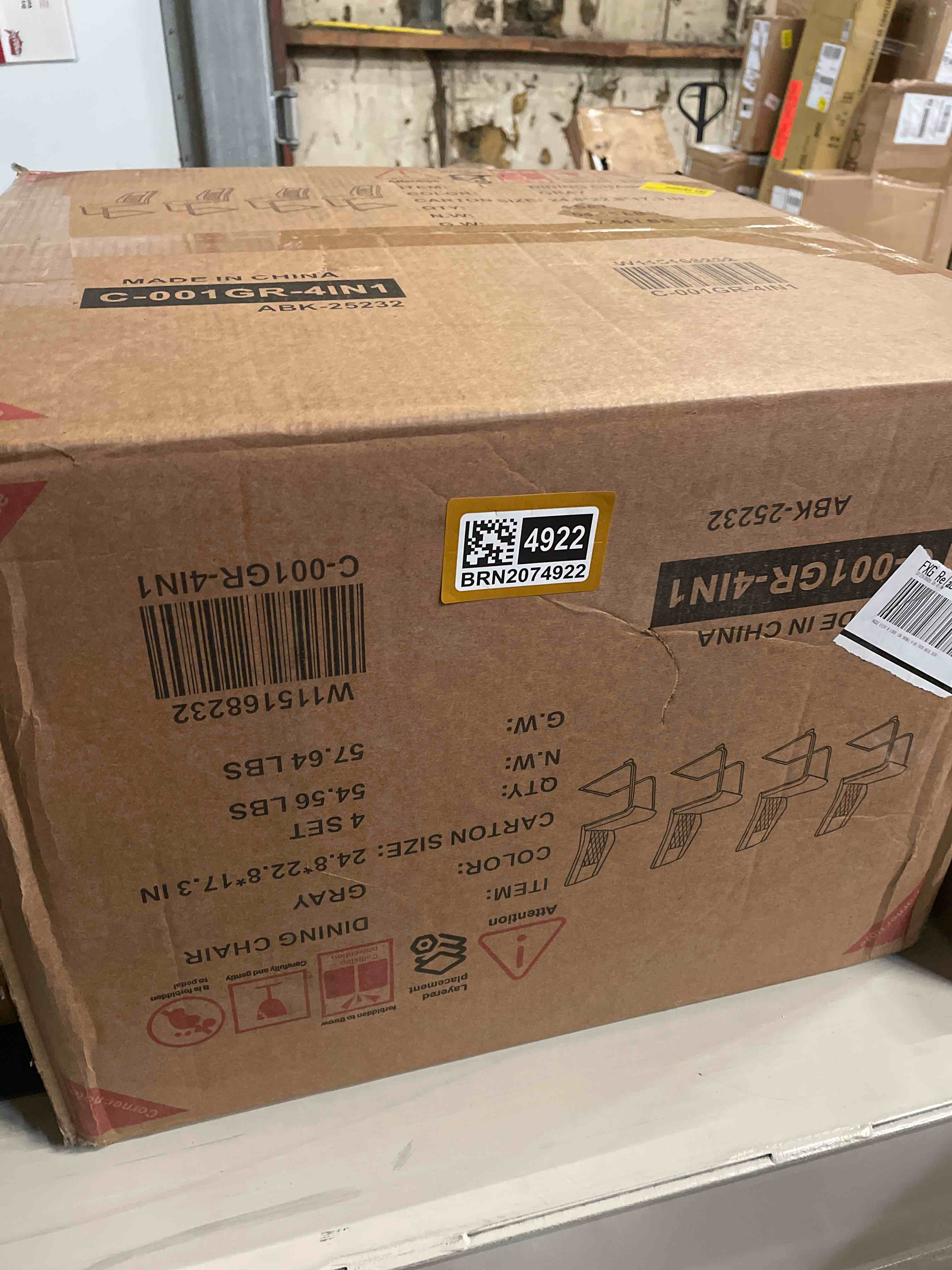 Condition photo showing Good Condition for Kimar Rectangular 62.99'' L x 35.43'' W Dining Set