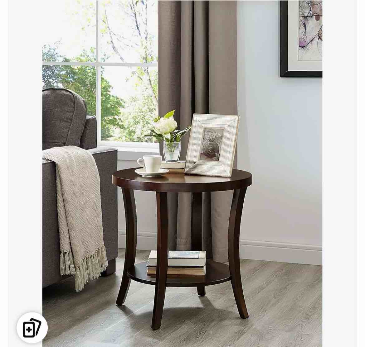 Aamnah Round Living Room Side Table