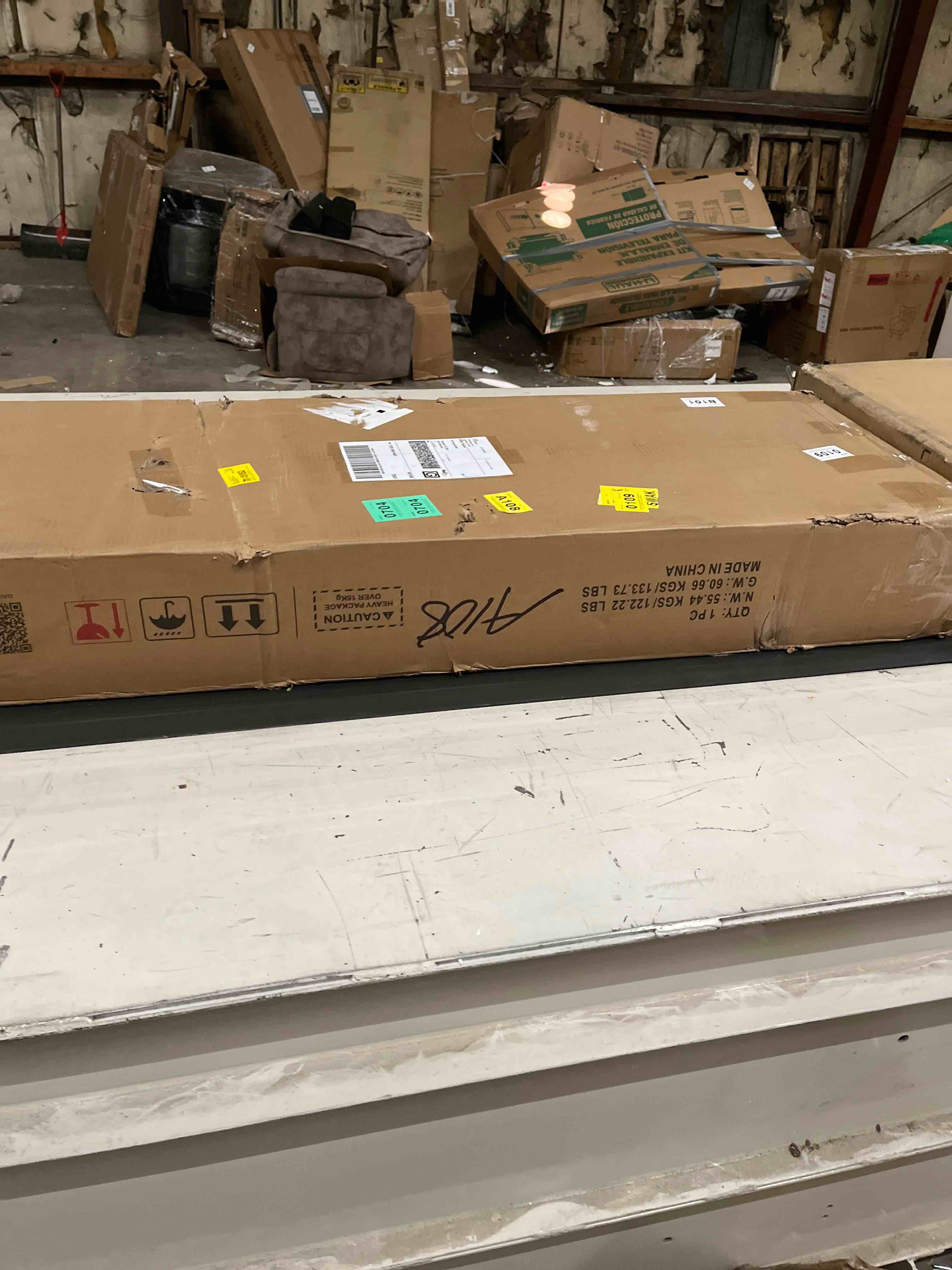 Condition photo showing Good Condition for 70" Large Sideboard Buffet Cabinet