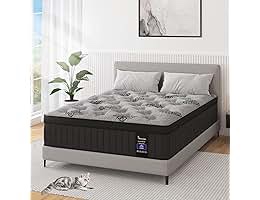 mozter upholstered wingback bed no box spring needed