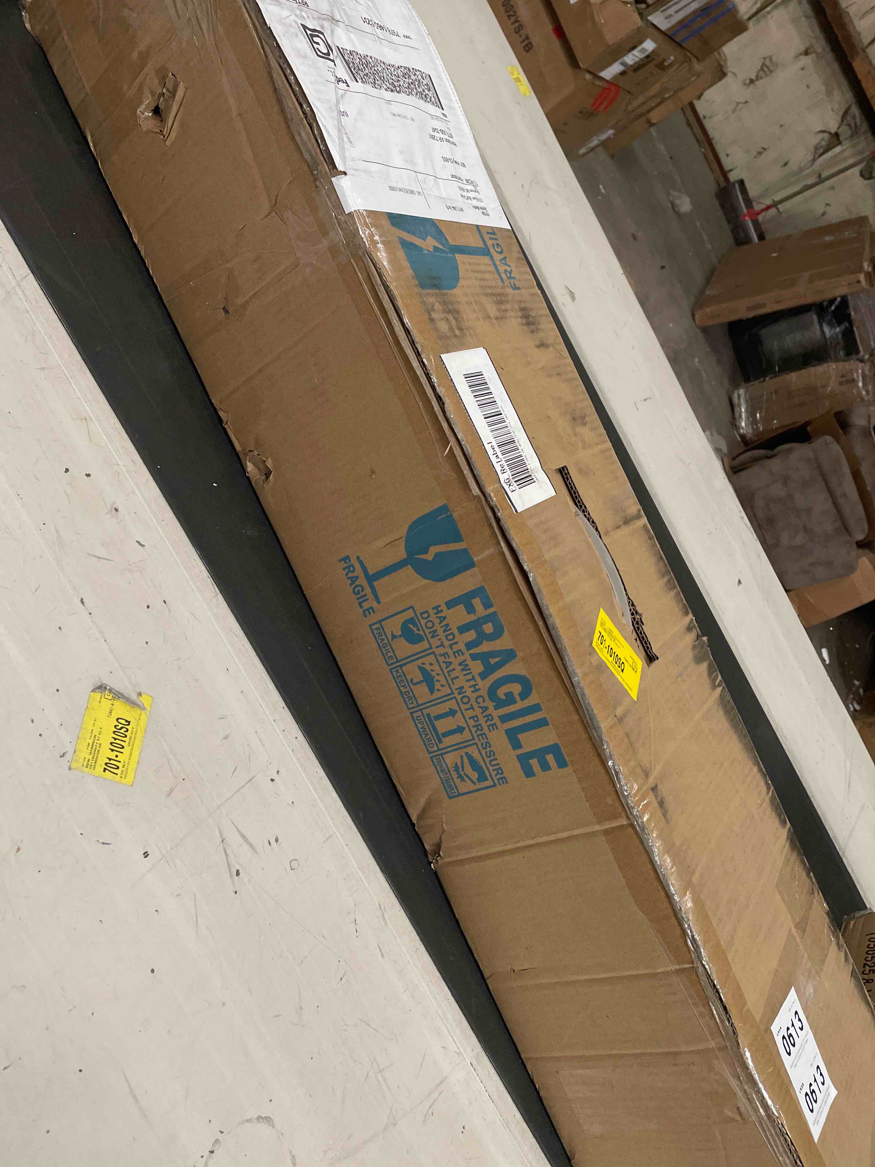 Condition photo showing Good Condition for LED Shower Panel Tower System Multi-Function Shower Panel with Rainfall Waterfall Shower Head, 4 Body Massage Jets and Hand Shower, Shower Tower with Tub Spout Stainless Steel