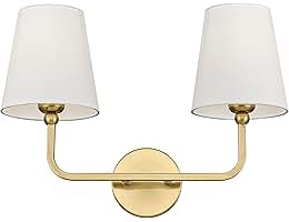 mara 1-light steel brass dimmable petal arm wallchiere wall sconces