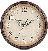 Mid-Century Modern Wall Clock â€“ Colorful Wooden Balls \u0026 Metal Frame â€“ Battery Operated