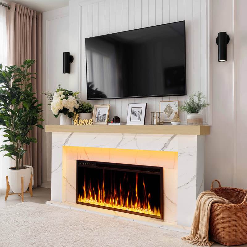 Hanniel Simple Surround Electric Fireplace