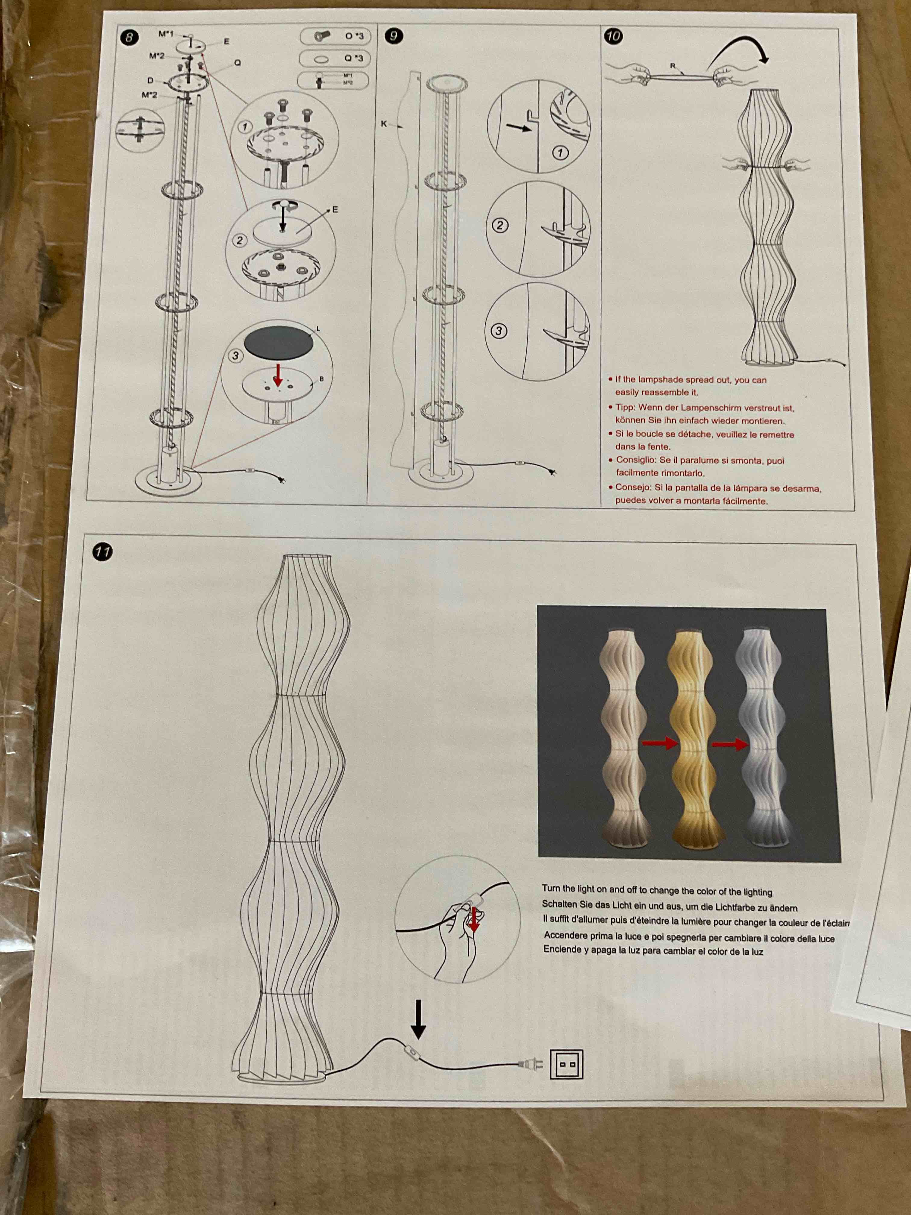 Indoor Wall Sconces, Wall-mounted Lamps for Living Room and Bedroom, Farmhouse-Style Wall Light Fixtures with Bathroom Vanity Lights - Tricolor Light 60w White