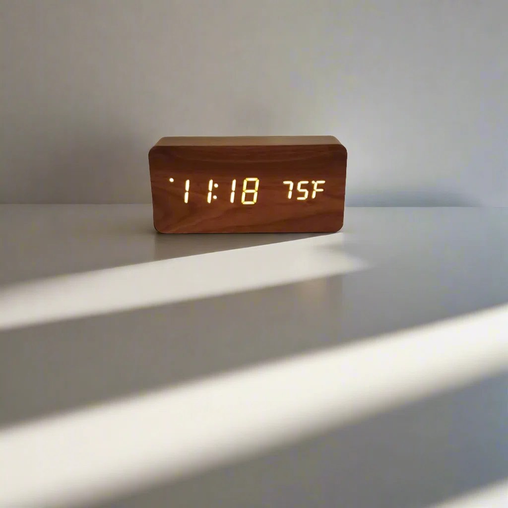 Sleek Digital Alarm Clock