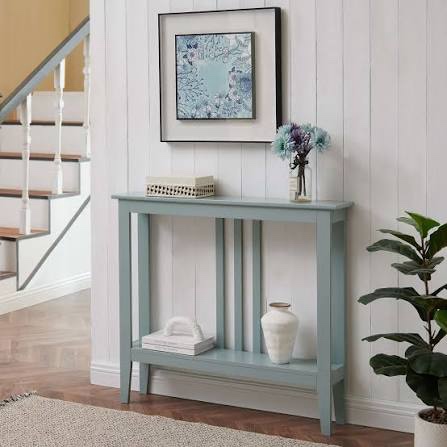 Aubreyana Entryway Table - Narrow Console Table - Console Table with Storage - Hallway Decor - Wood Console Tables for Entryway - Narrow Console Sofa Side Table