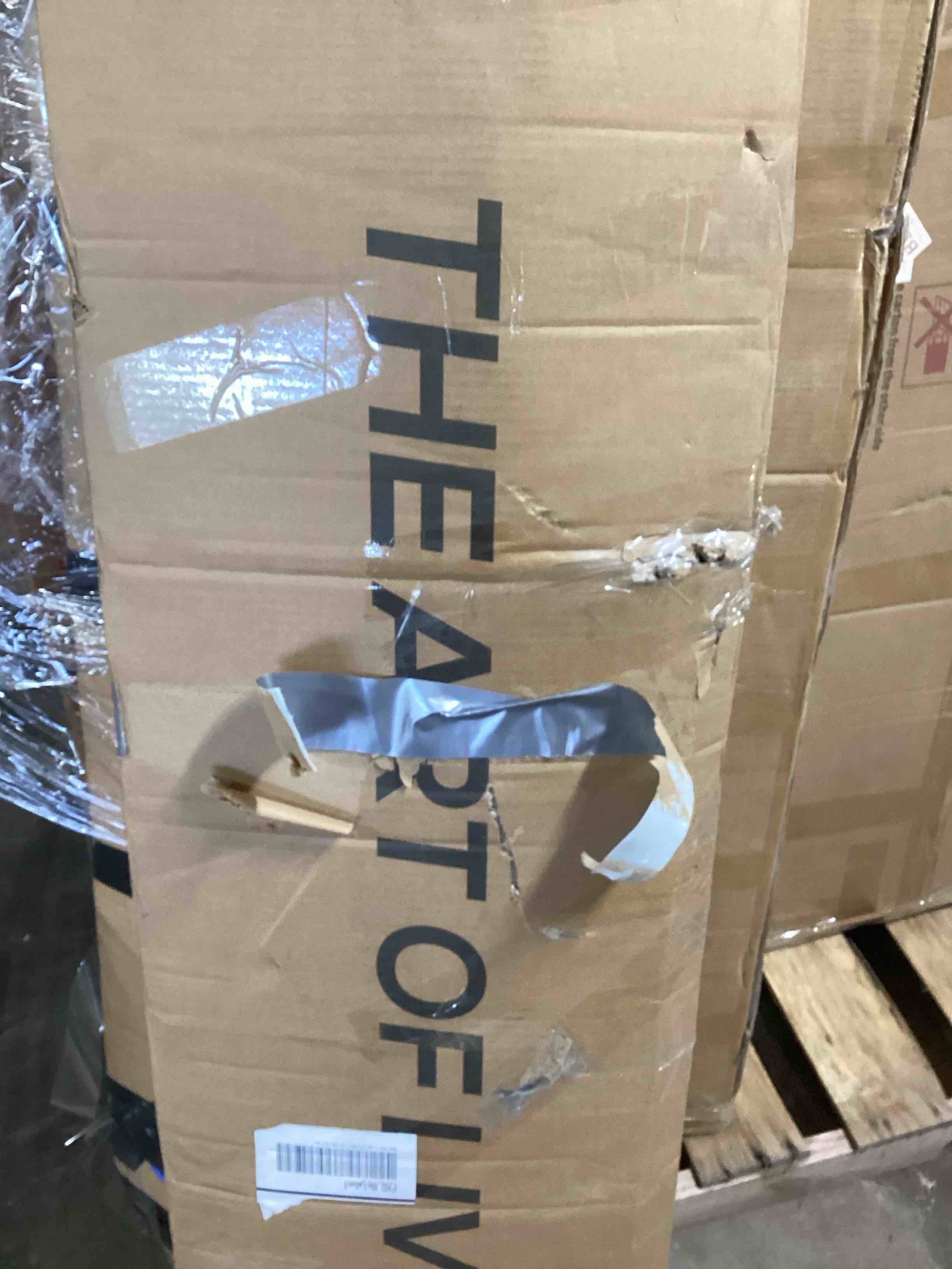 Condition photo showing Good Condition for Dunphy Upholstered Platform Bed with Adjustable Headboard