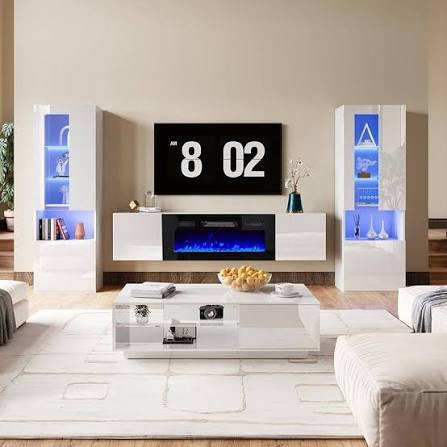 CFT012-TV STAND-BOX 1-WHITE