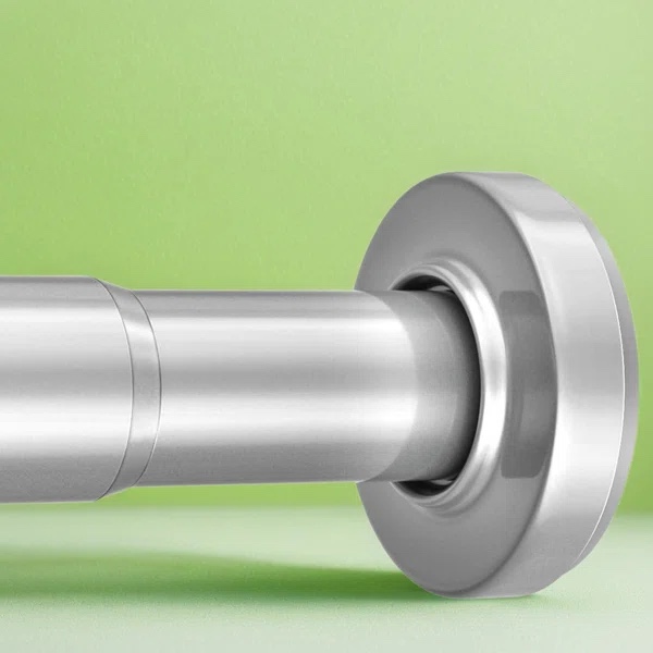 Metallic Shower Curtain Rod
