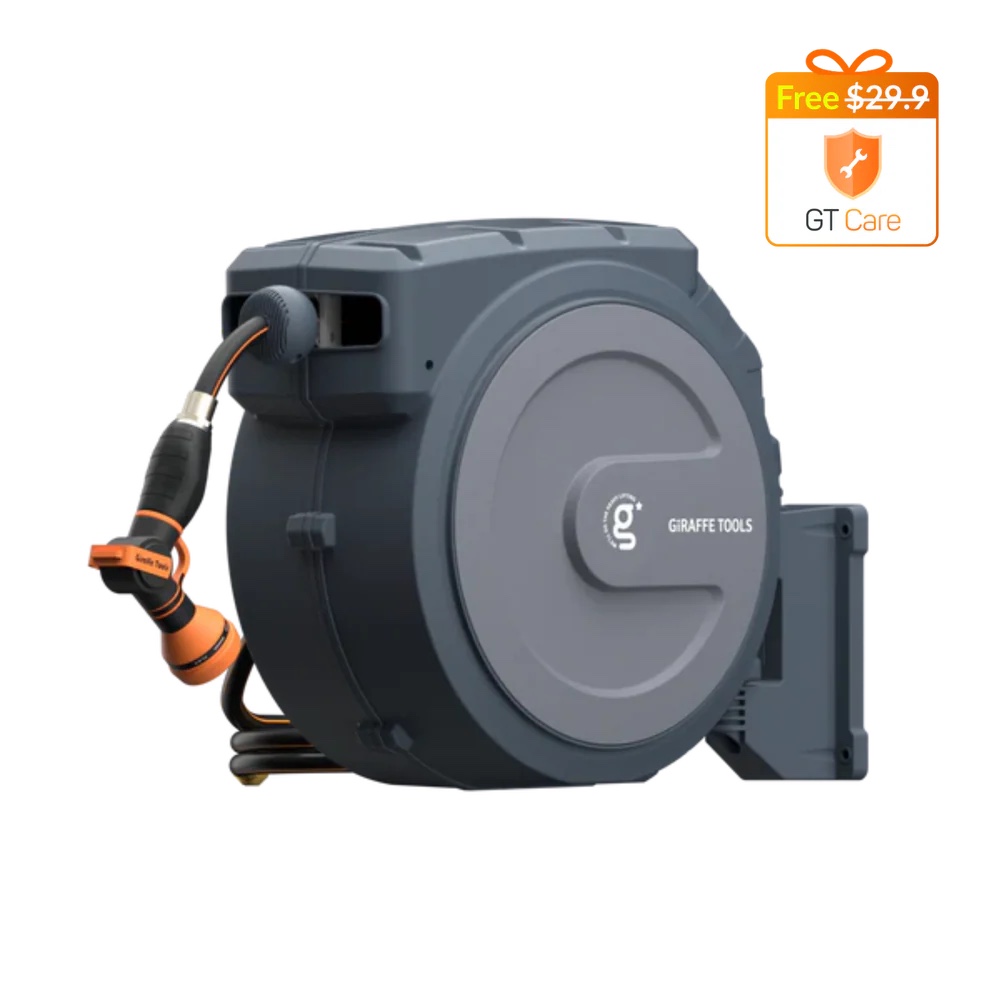 giraffe tools retractable hose reel aw40