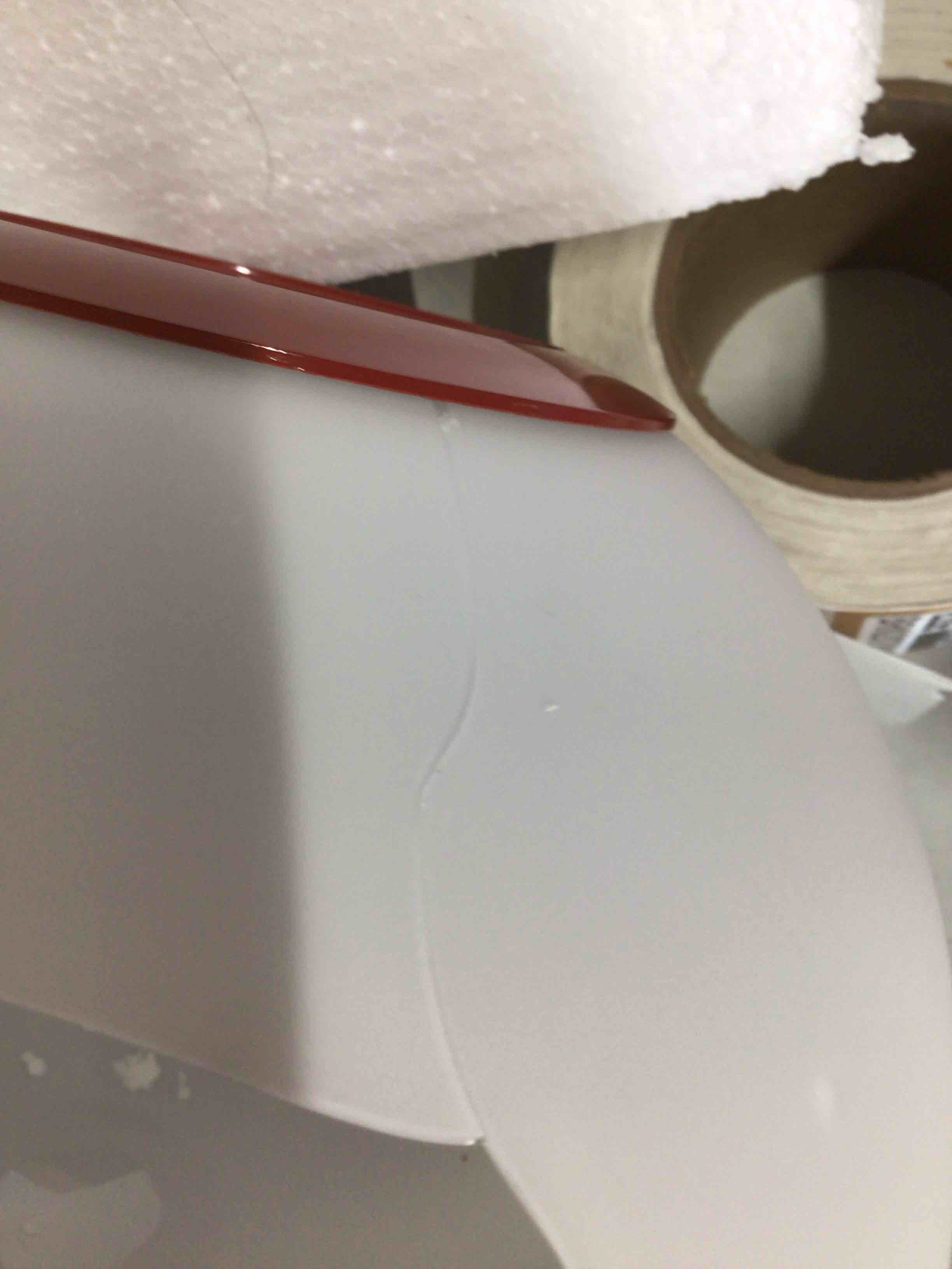 Condition photo showing As Is for Modern Globe Glass Shade Floor Lamps For Living Room globe is broken