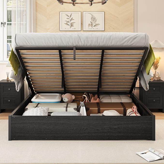 King Panel Bed with Storage