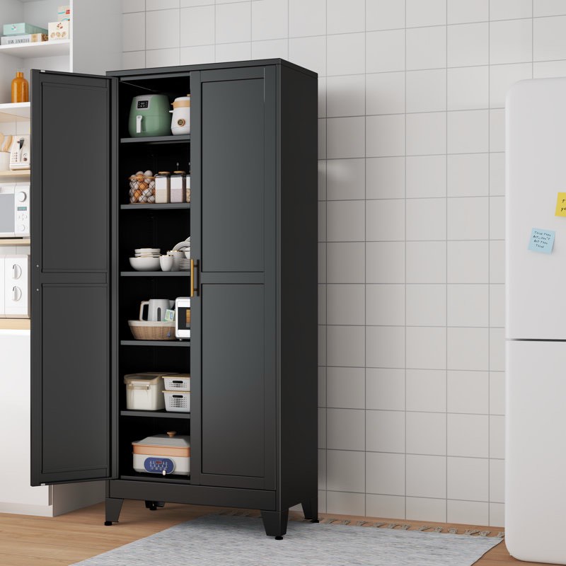 Winston Porter Modern Freestanding Wardrobe Armoire with Two Door