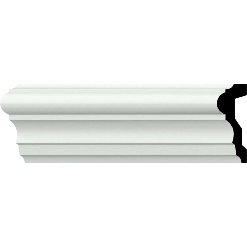 4 1/4"H x 1 5/8"P x 94 1/2"L Claremont Chair Rail