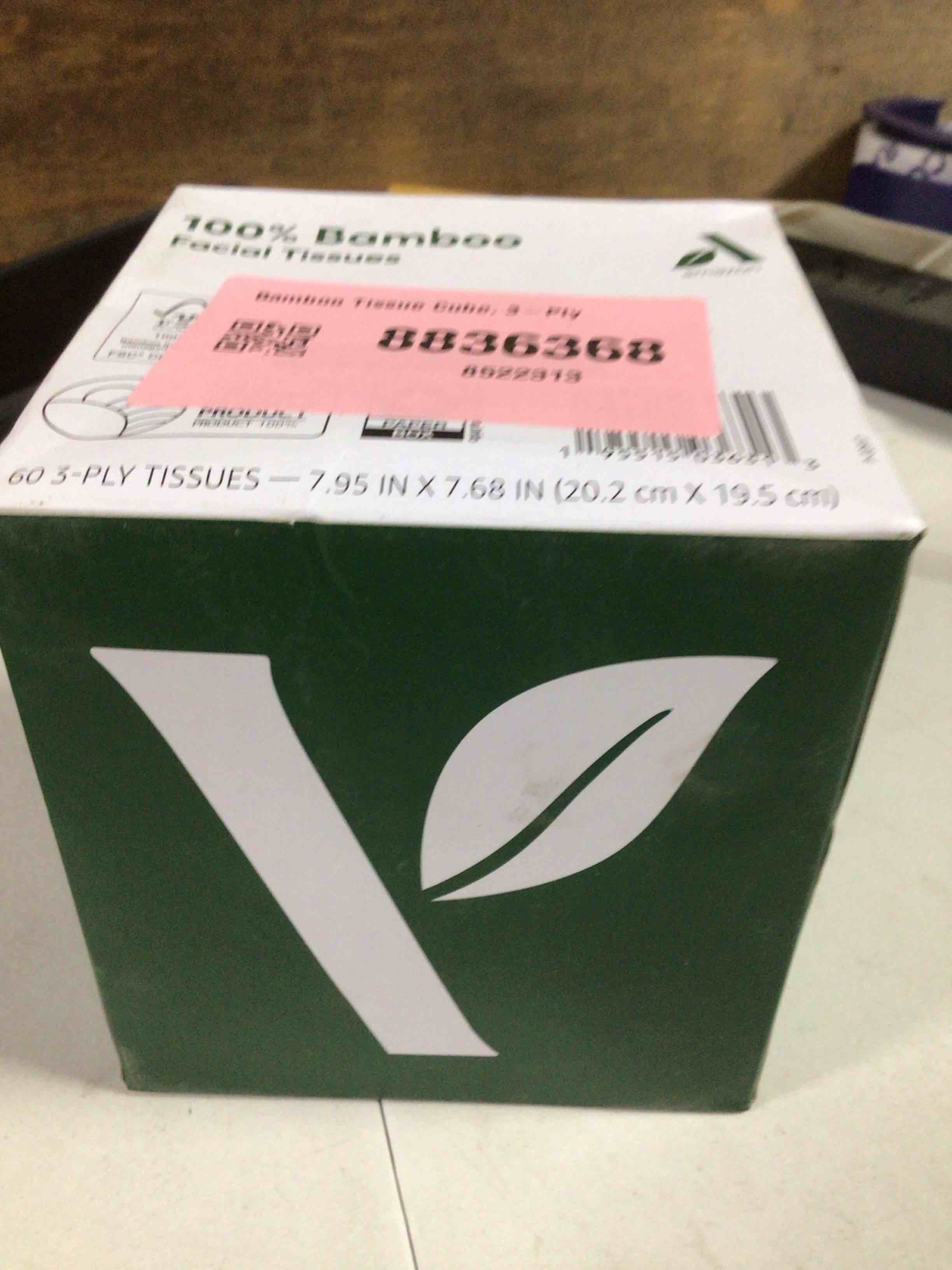 Condition photo showing New/Like New for Bamboo Tissue Cube, 3-Ply