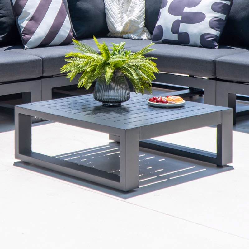 ALUMINUM COFFEE TABLE SKU:OFE007WH