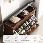 Tri-color shoe cabinet 