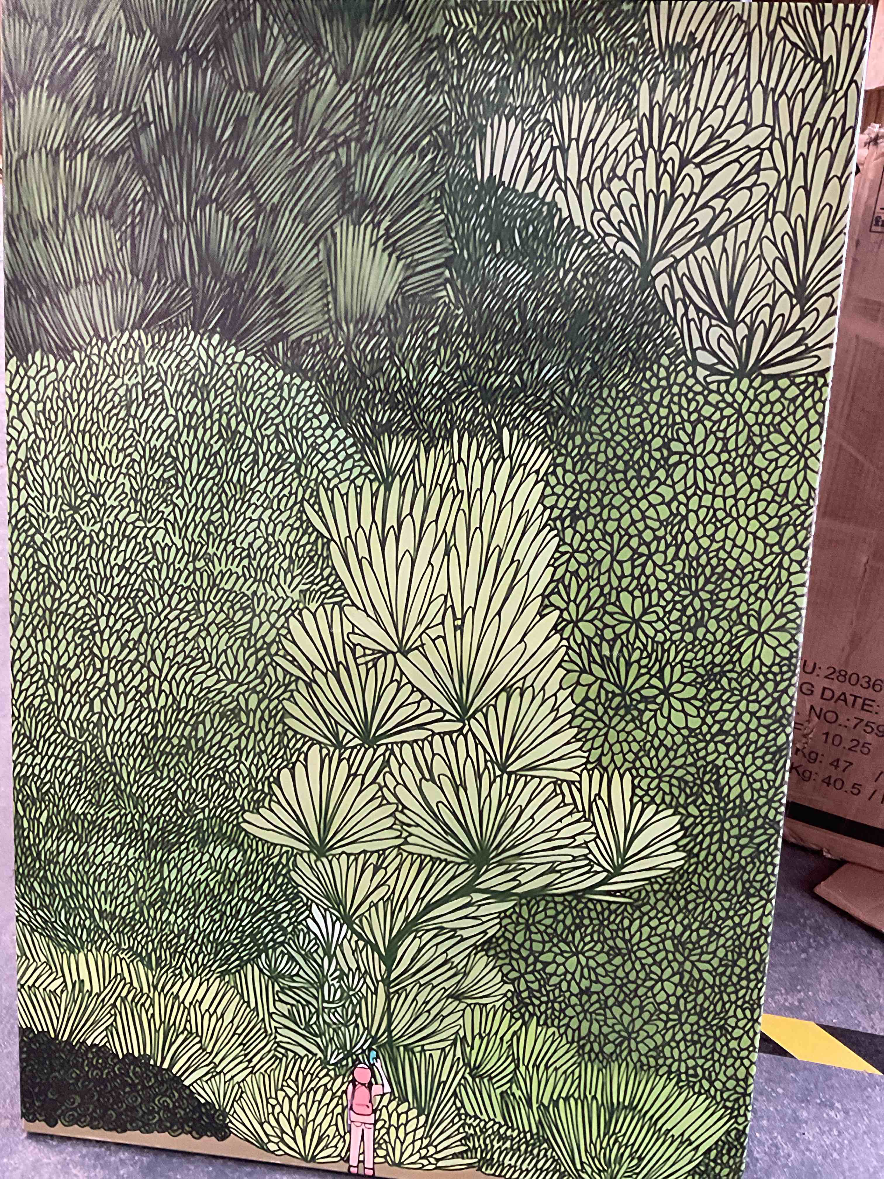 Painting of Mountainous Foliage