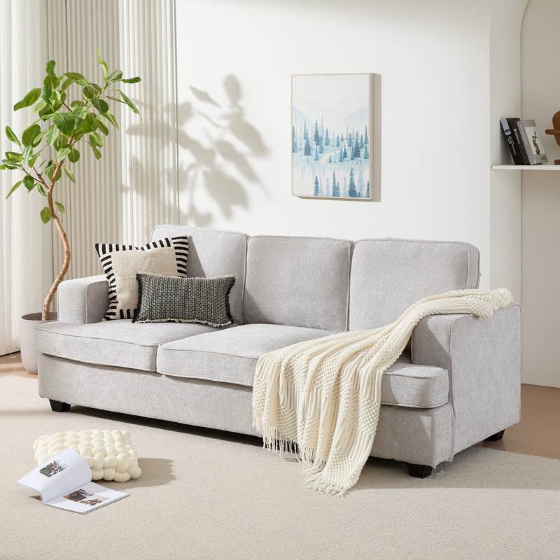 89in Upholstered Square Arm Sofa couch