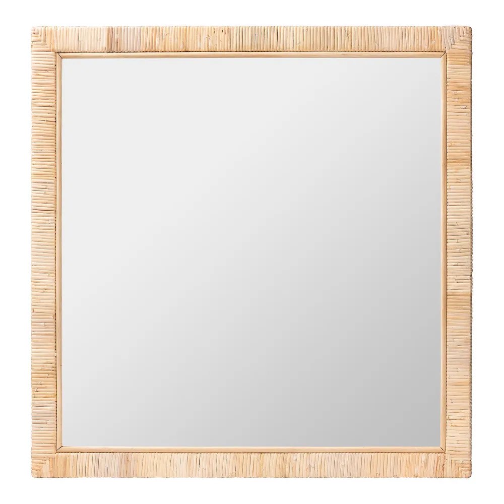 Bamboo Wall Mirror, 37”x37”