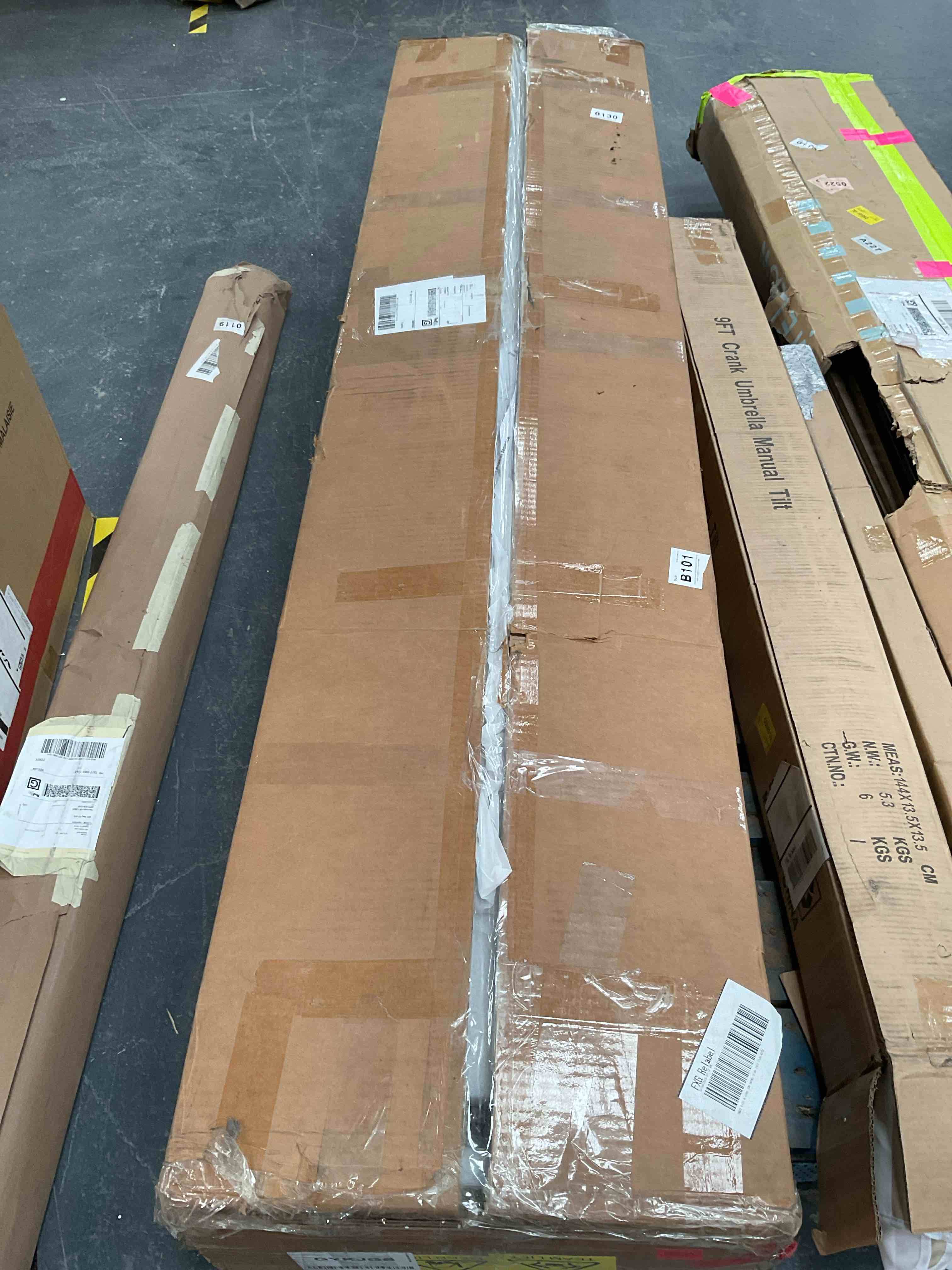 Condition photo showing Good Condition for roanoke 78"-103" retracted extendable tv stand -wood tv console media cabinet with storage,walnut