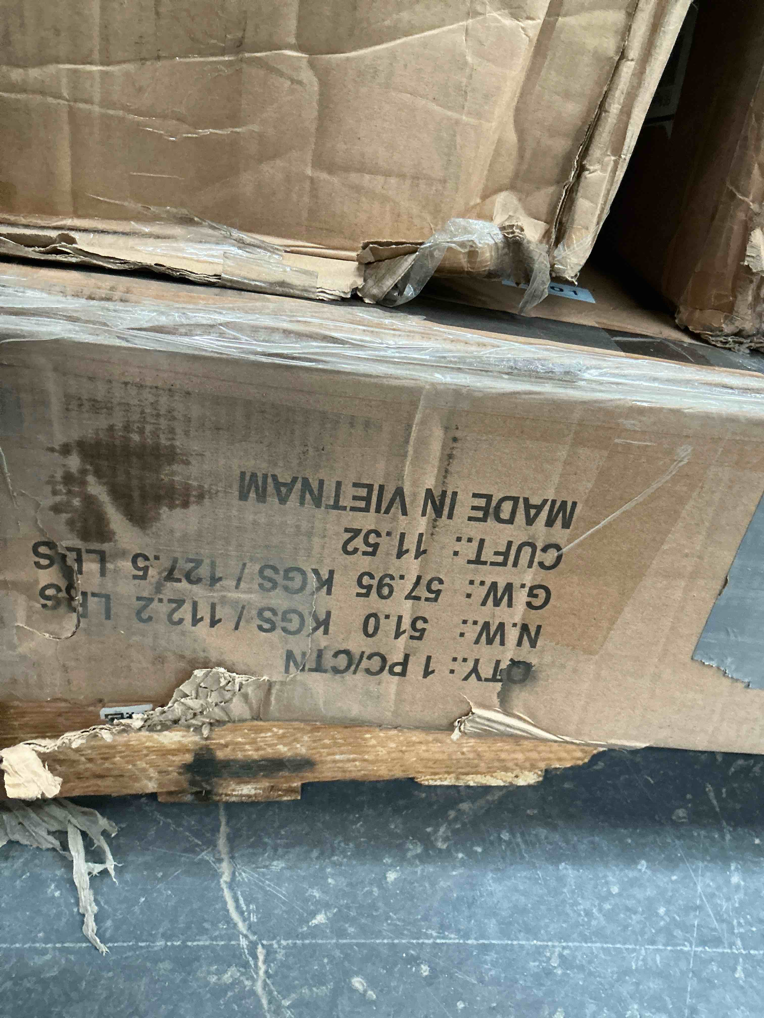 Condition photo showing Good Condition for Dark Cherry Finish Dining Table With 4 Drawers 1Pc Transitional Style Wooden Funiture Dining Kitchen Table