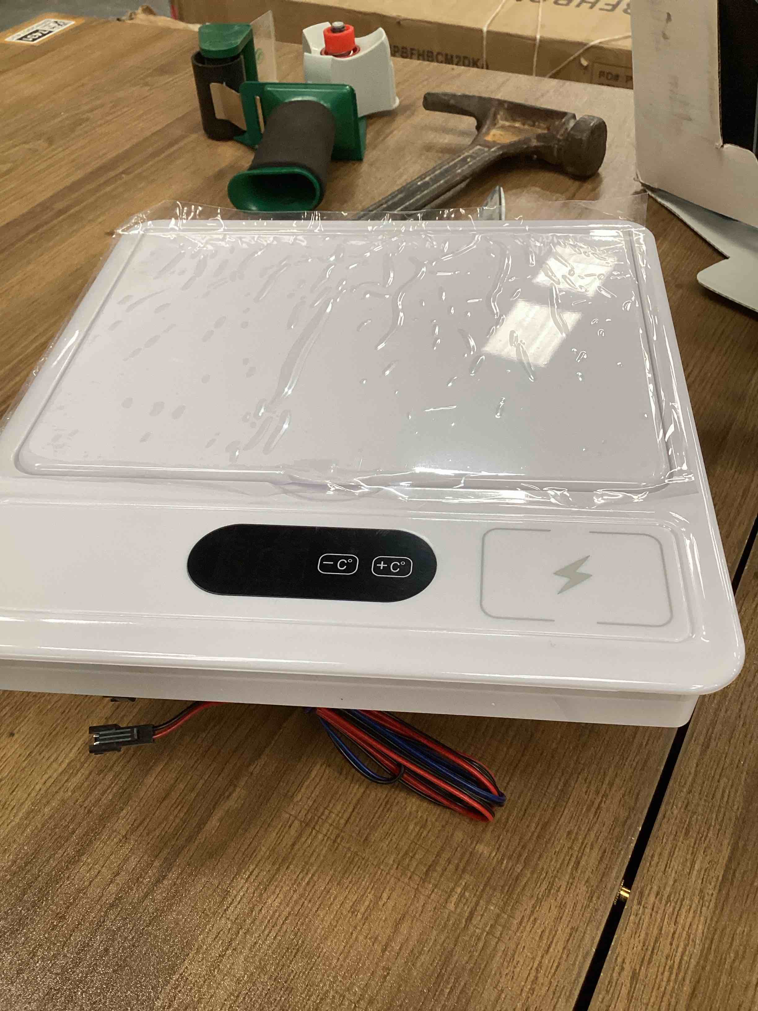 vanity with hd lighted mirror, makeup vanity desk with facial mask box, dressing table with bluetooth speaker, makeup vanity set with wireless charger, 9 drawers,