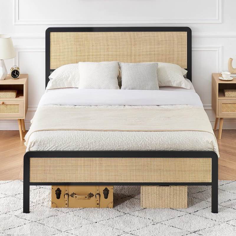 Hudson Natural Queen Bed Carton A Headboard Footboard